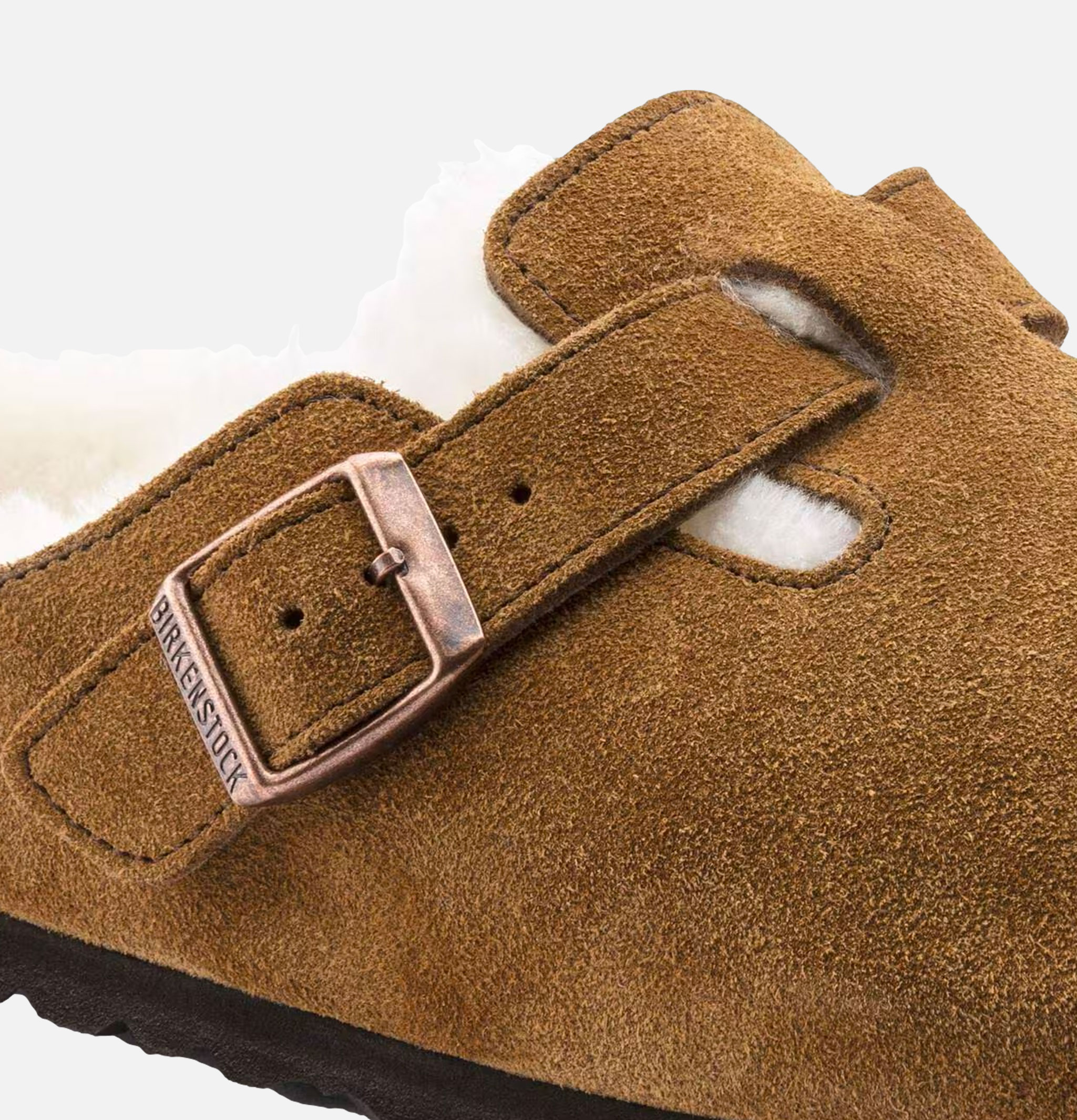 Birkenstock Boston Shearling Narrow Mink