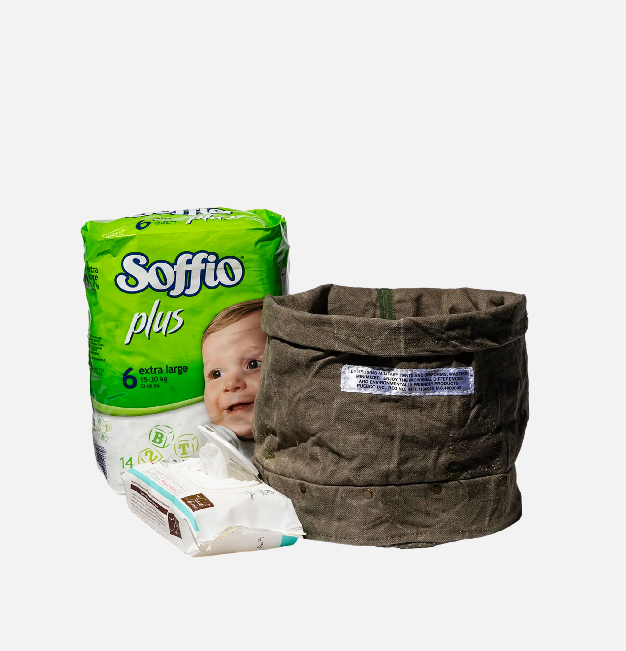 Puebco Vintage Material Rivet Large Organizer