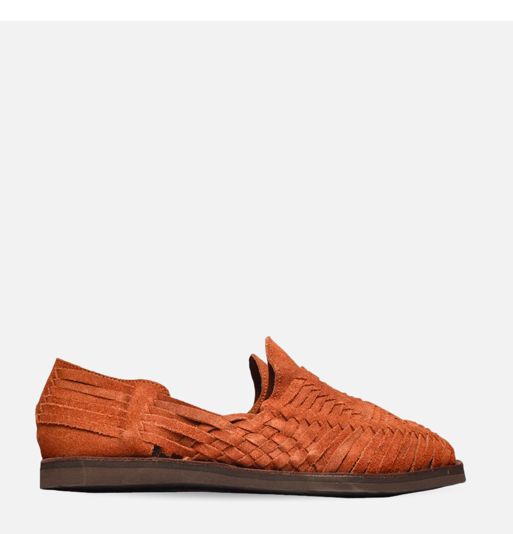 Chamula Sandals Cancun Suede Brown