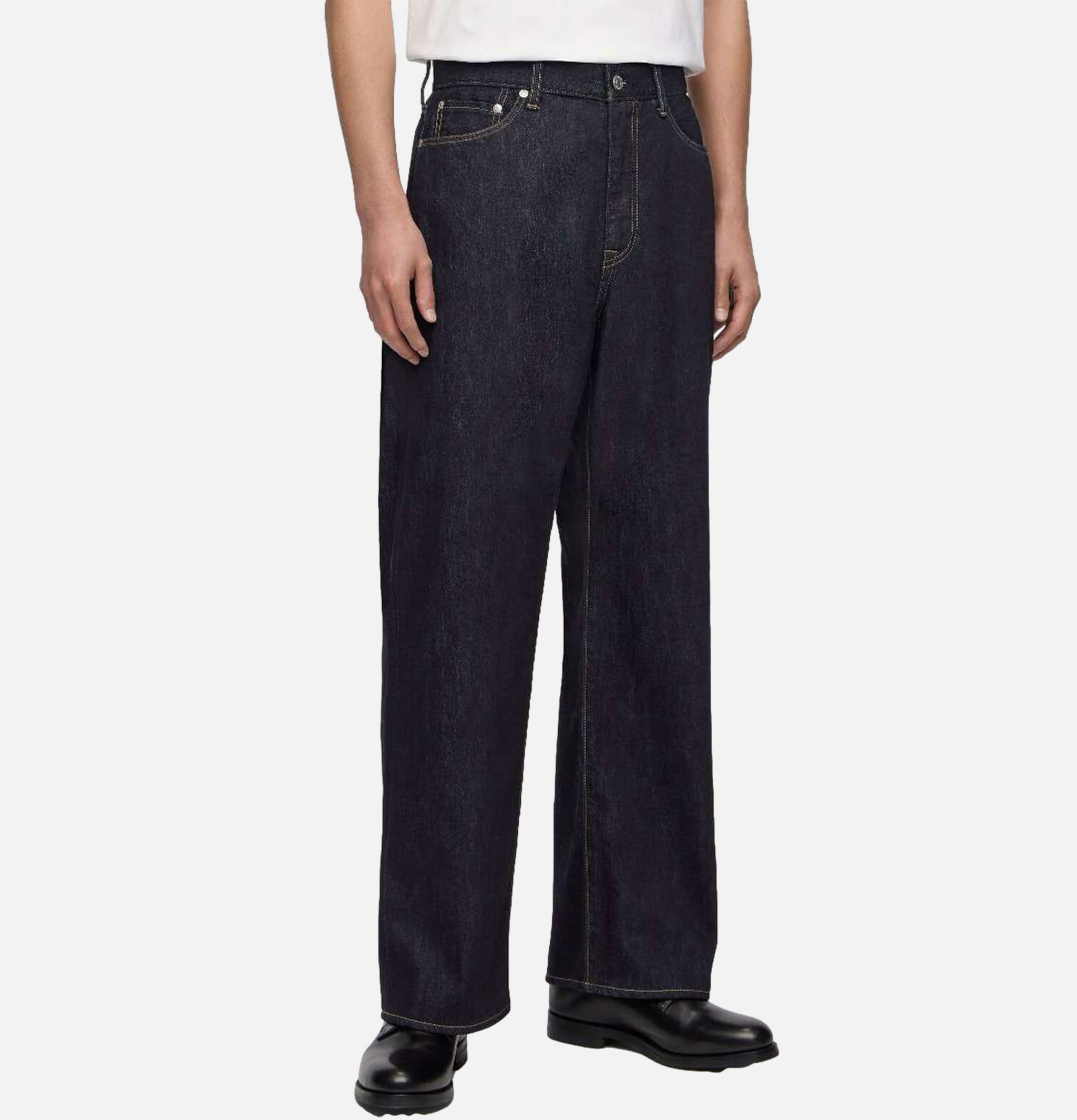 Jean Momotaro Jeans  #400 Wide Tokuno Blue