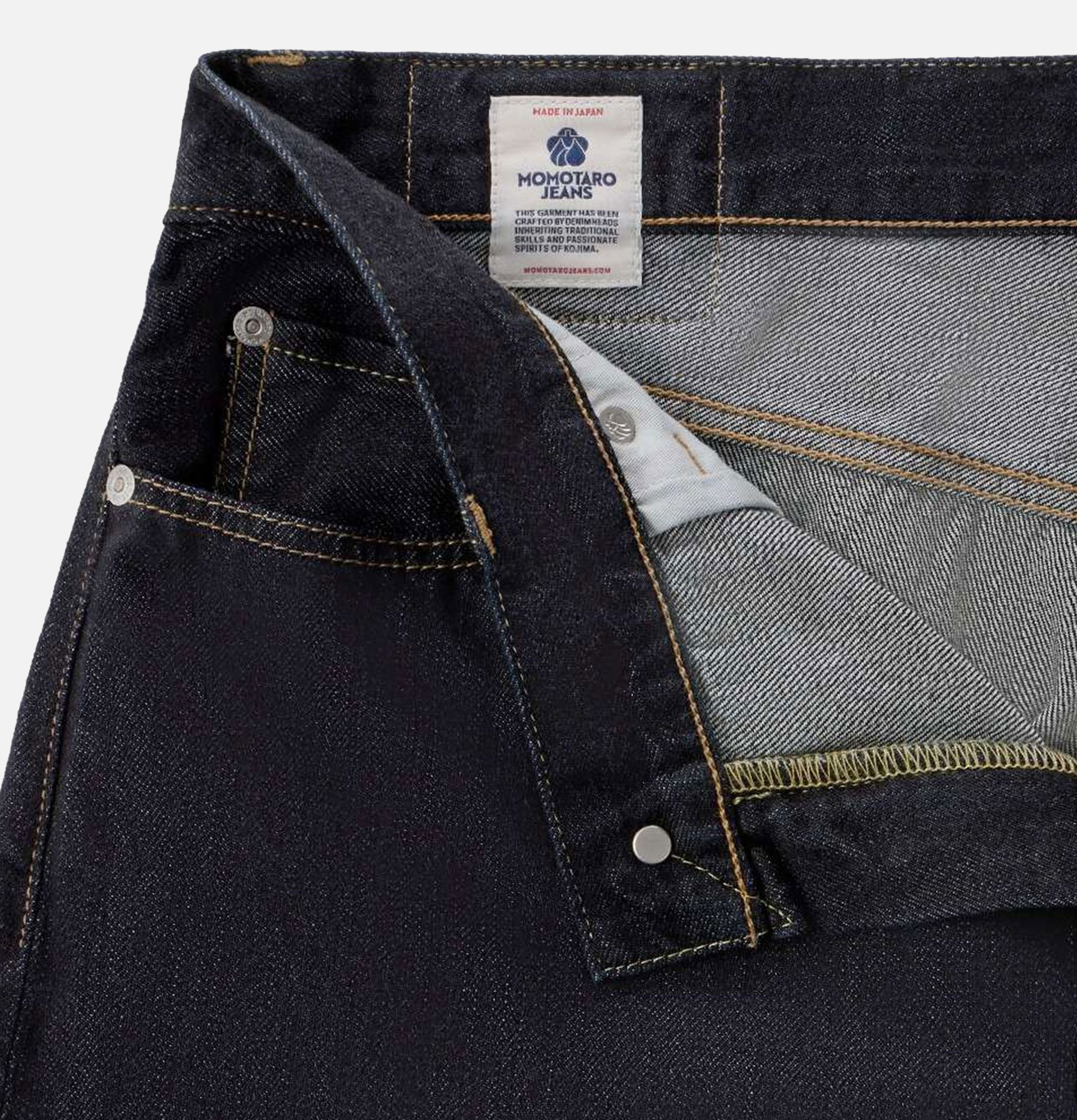 Jean Momotaro Jeans  #400 Wide Tokuno Blue