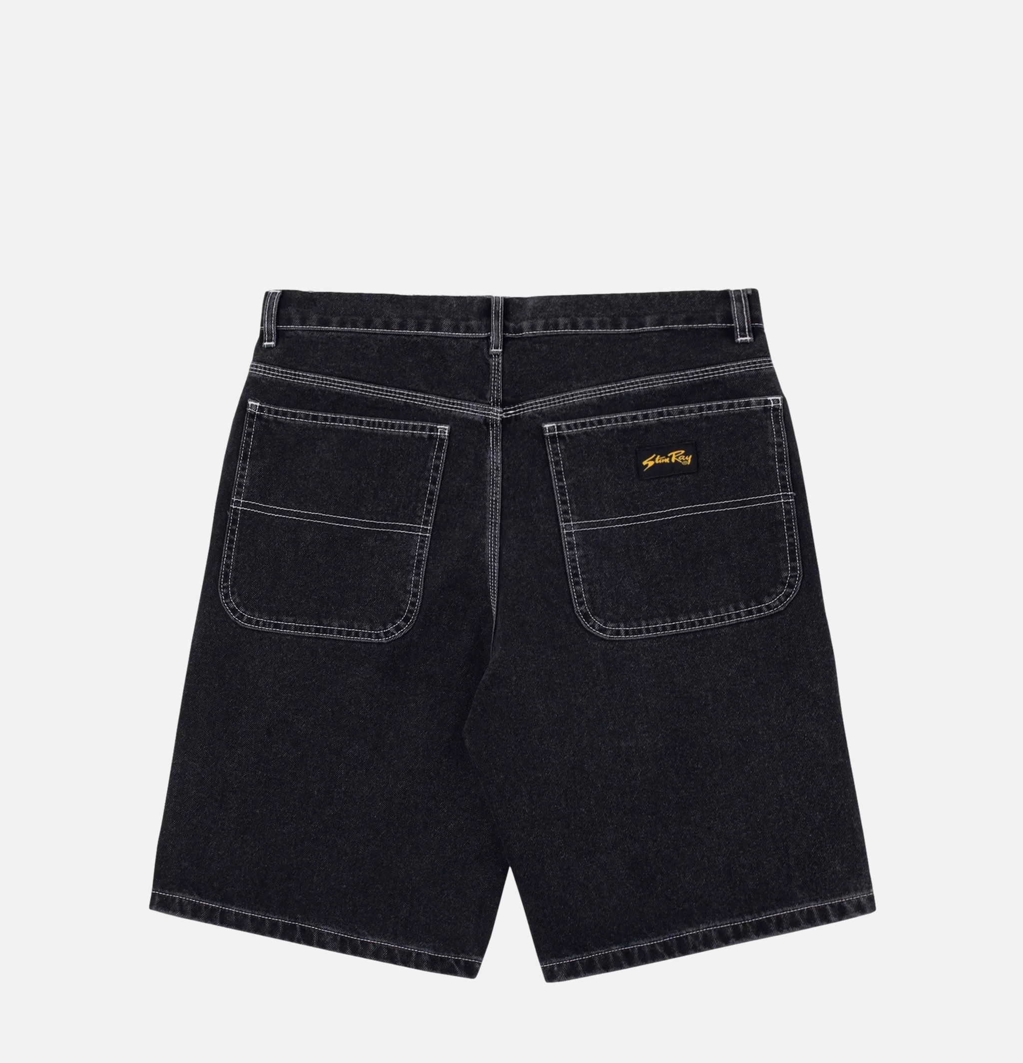 Stan Ray Wide Short Washed Black Denim