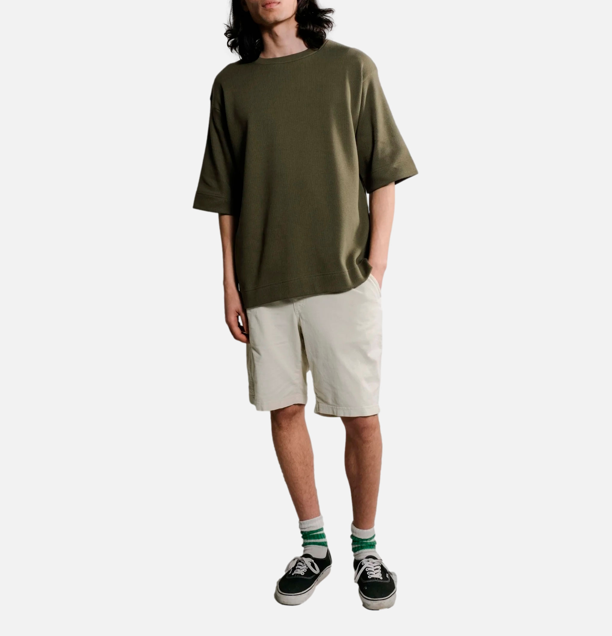 Nitto Knitwear Vahé S/s T-shirt Khaki