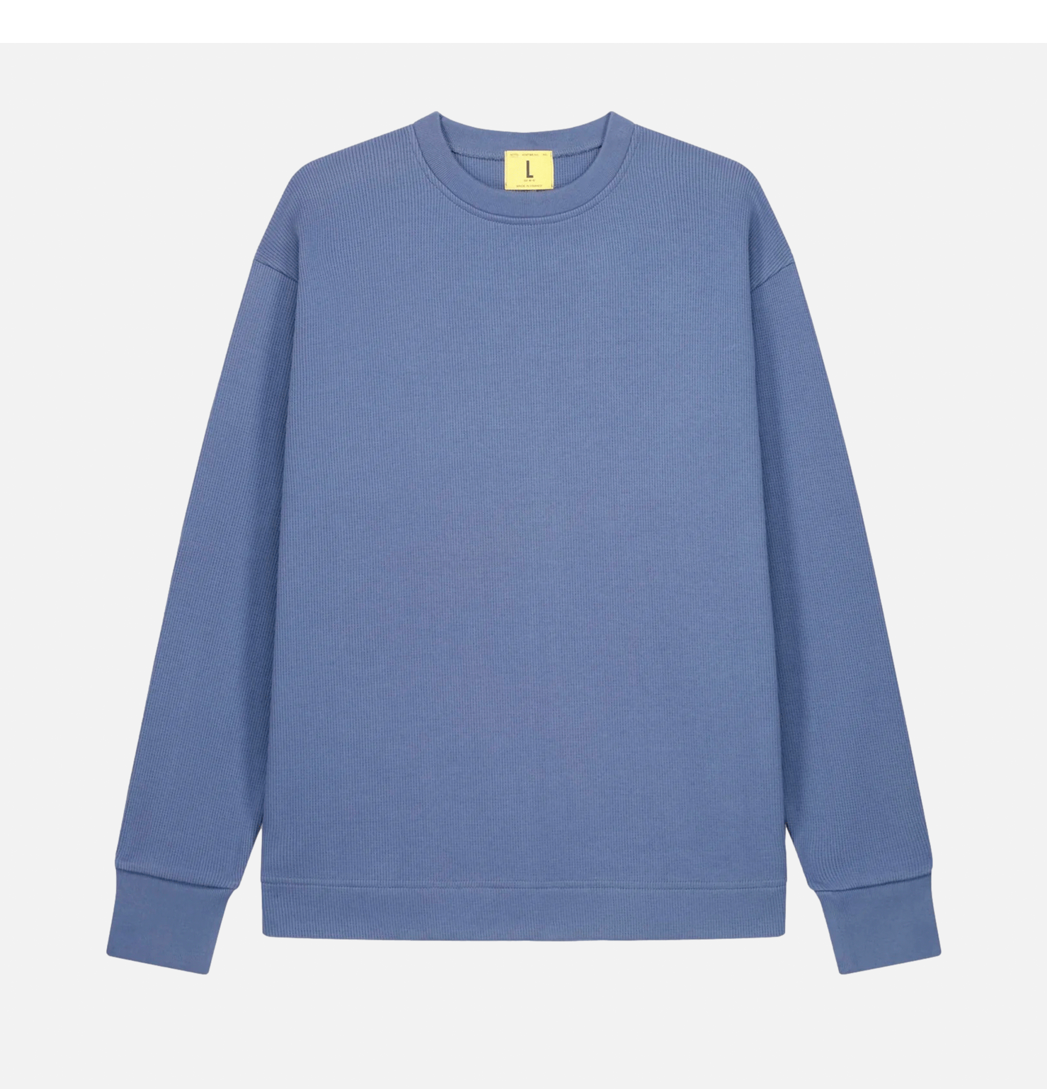 Nitto Knitwear Vahé Indigo Long Sleeve T-Shirt