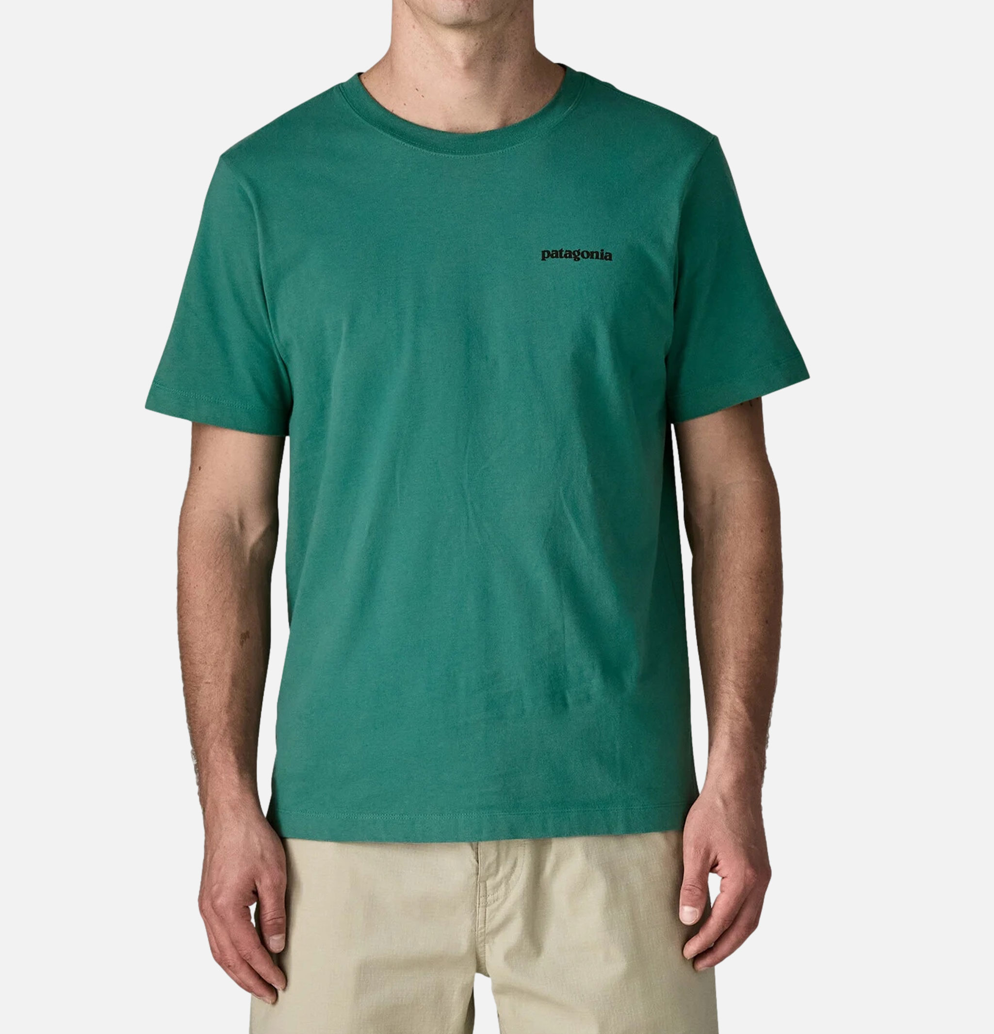 Patagonia Men's P-6 Logo T-Shirt Gem Green