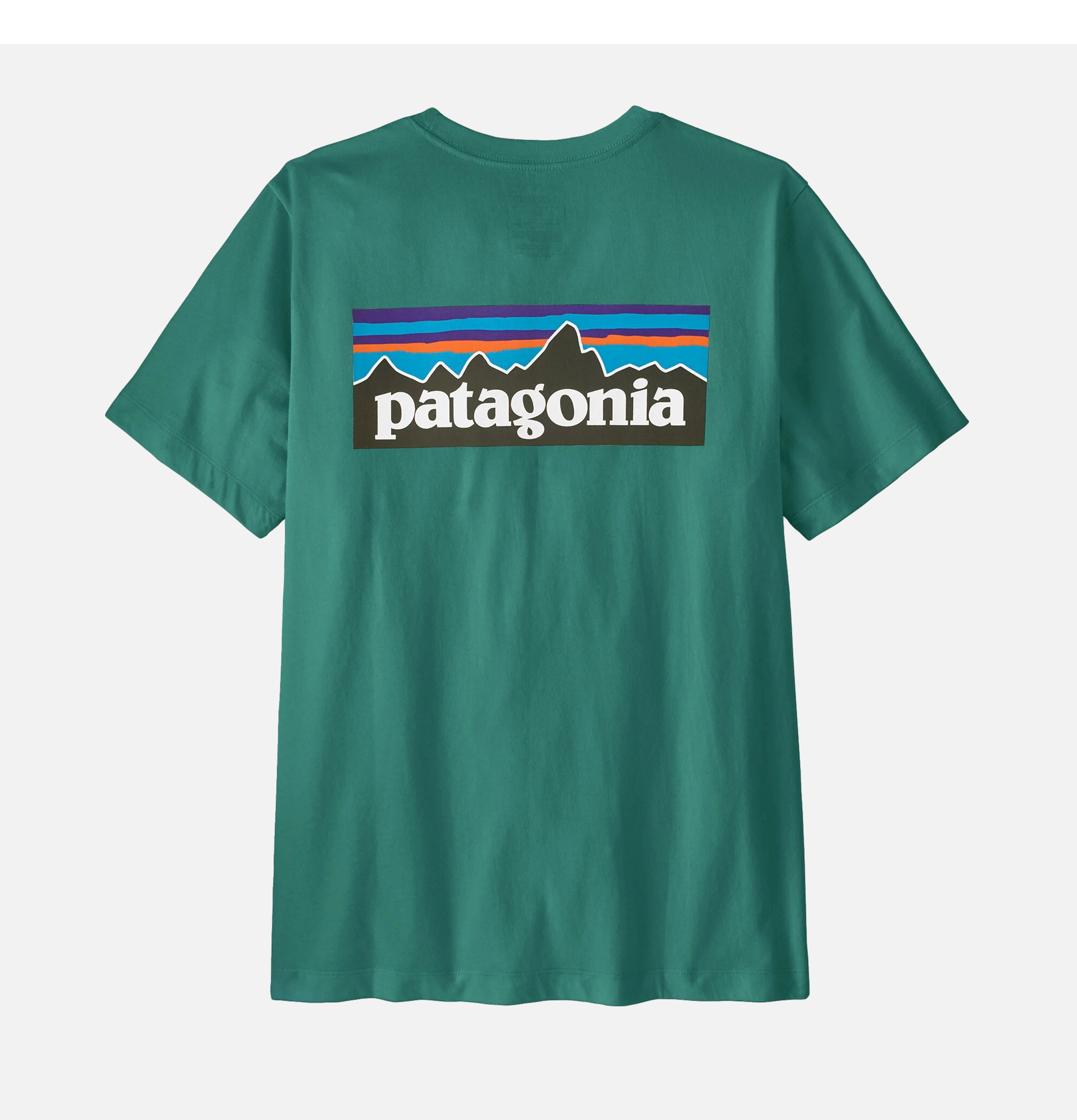 Patagonia Men's P-6 Logo T-Shirt Gem Green