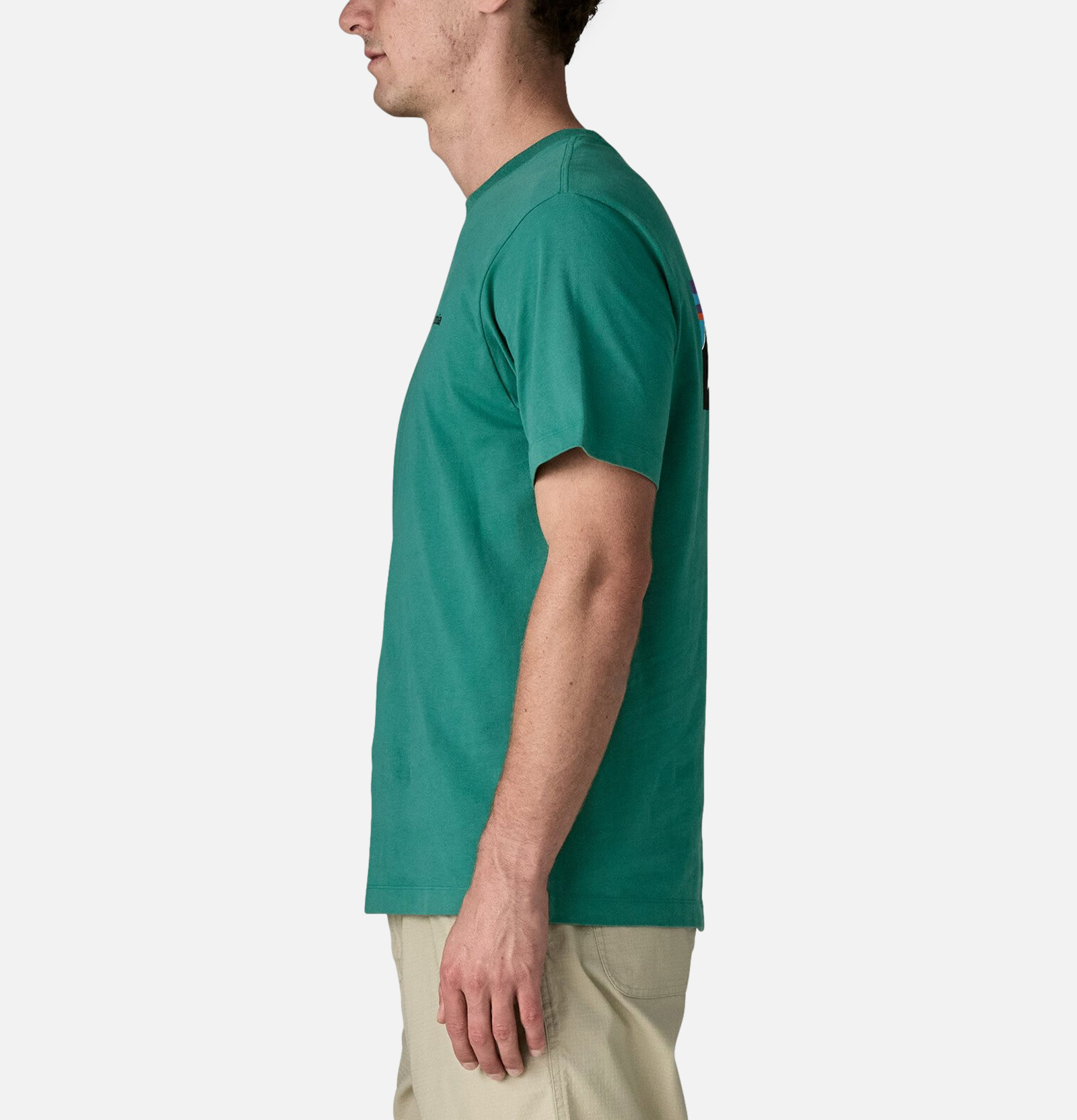 Patagonia Men's P-6 Logo T-Shirt Gem Green