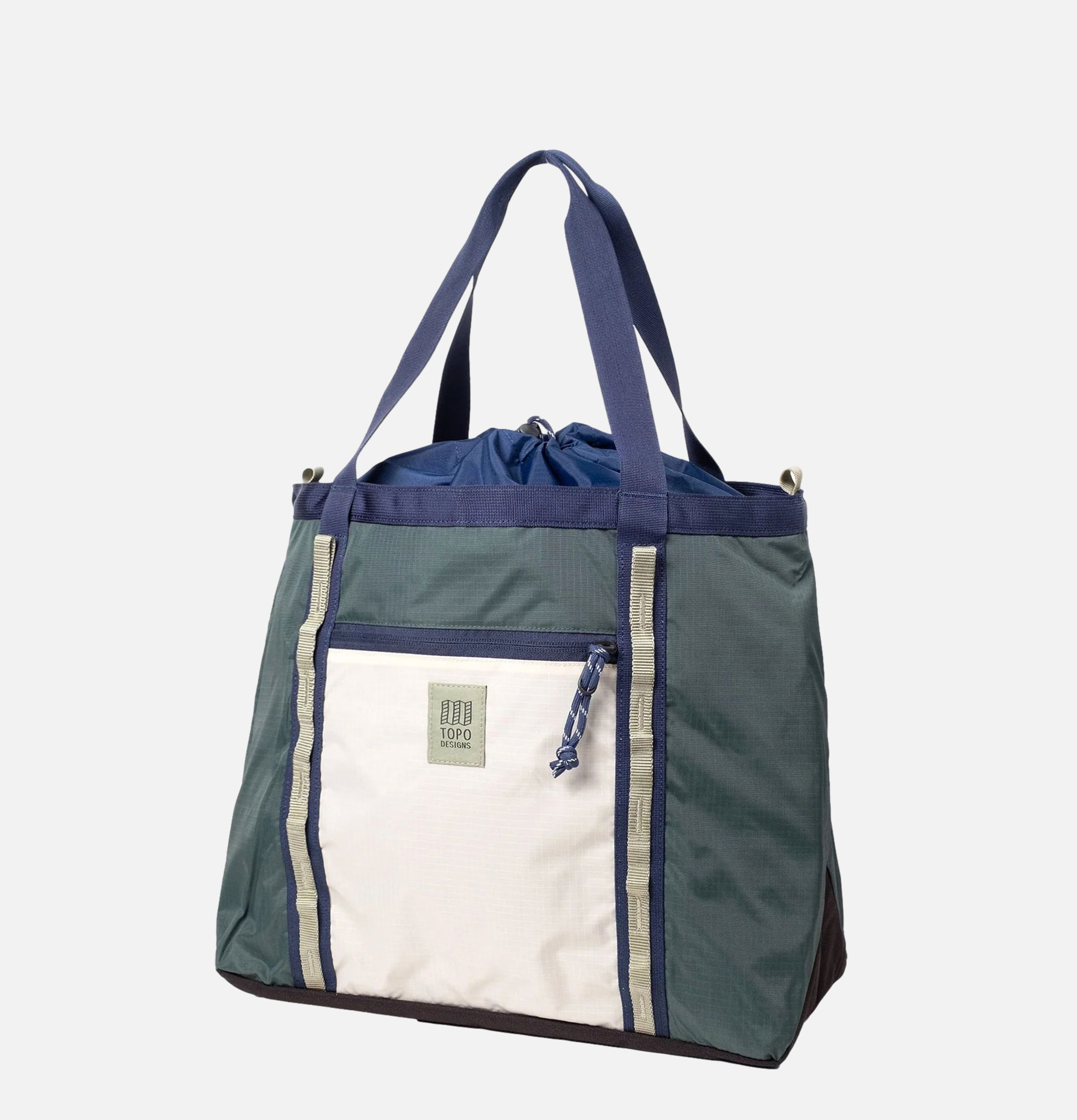 Topo Designs Mountain Utility Tote Forest Bone White