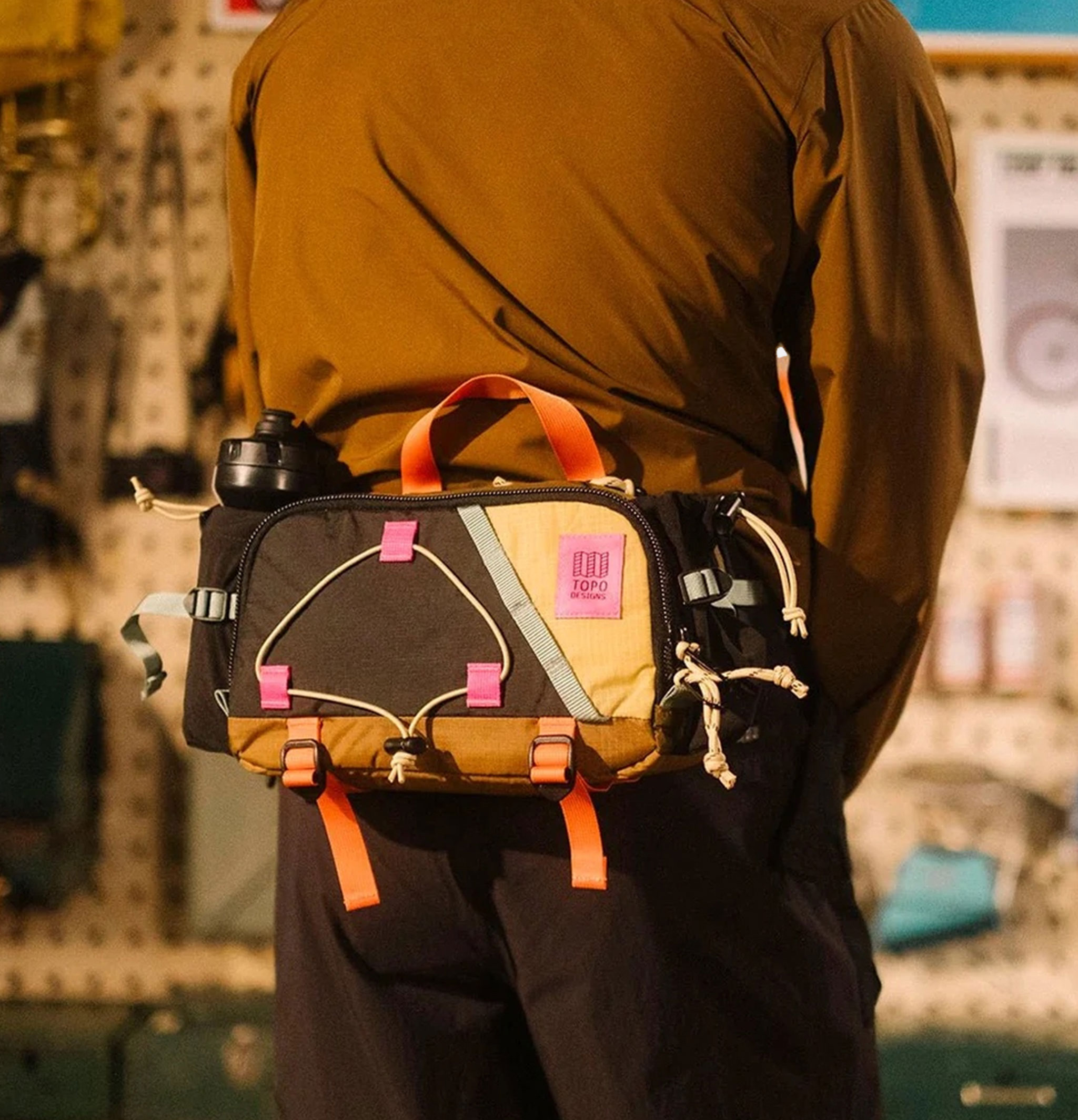 Topo Designs Mountain Hip Pack Black Neutral