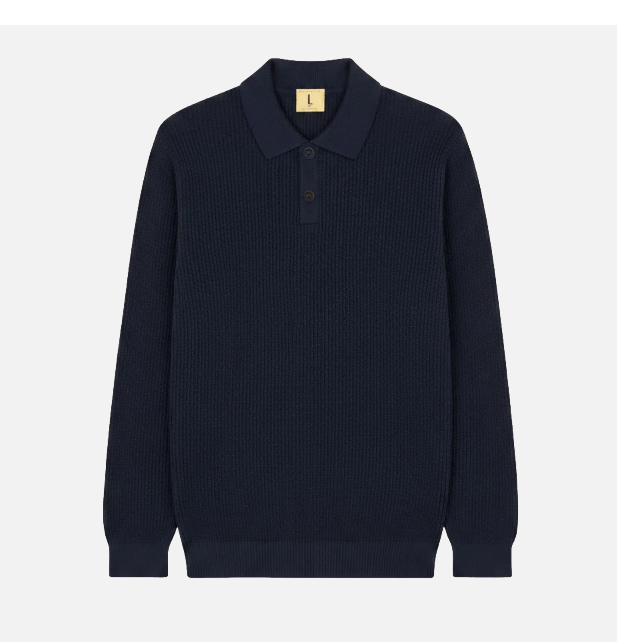 Nitto Knitwear Djivan Polo Shirt Navy