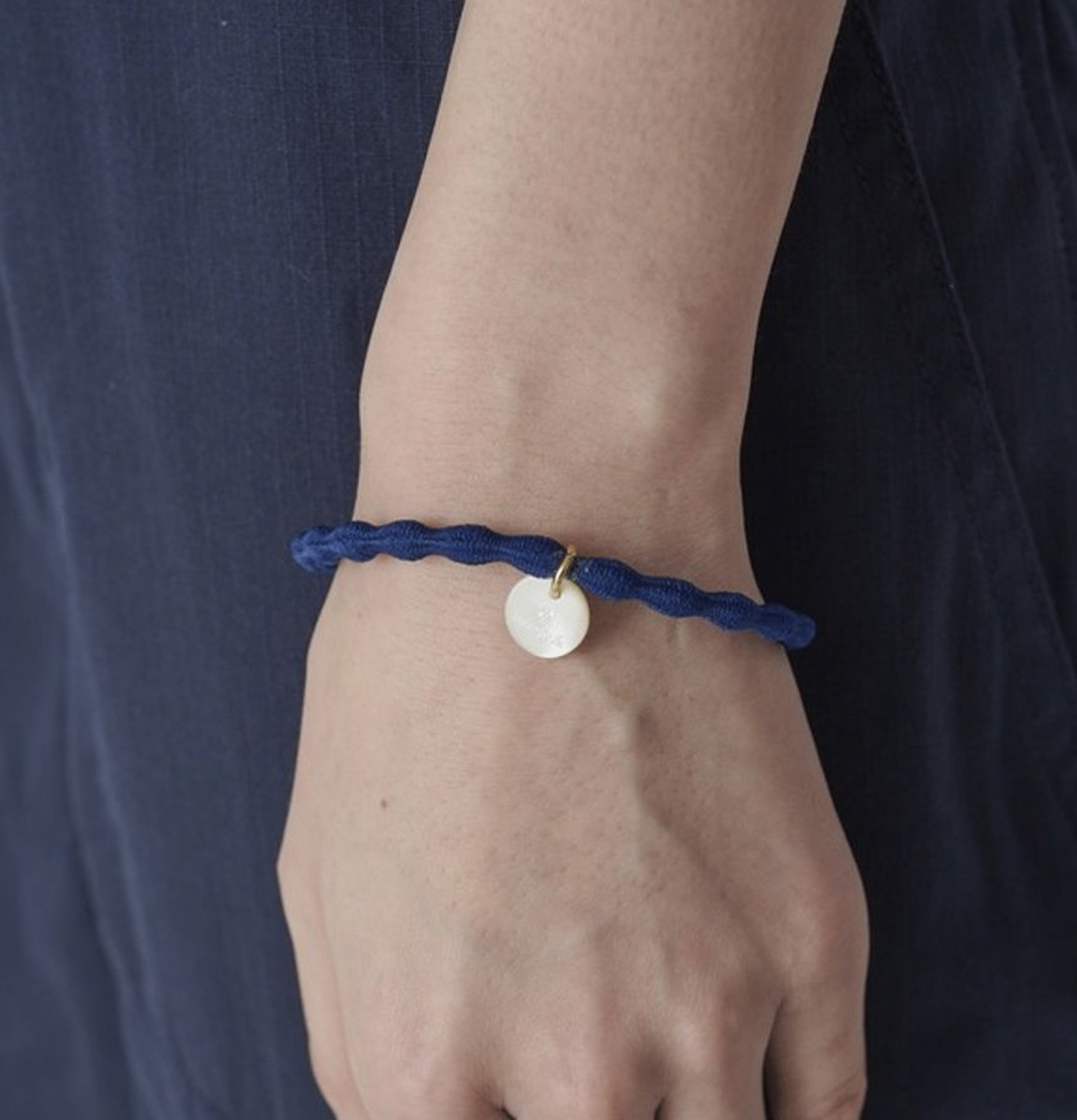 Snow Peak Hair Tie Logo Charm Brown