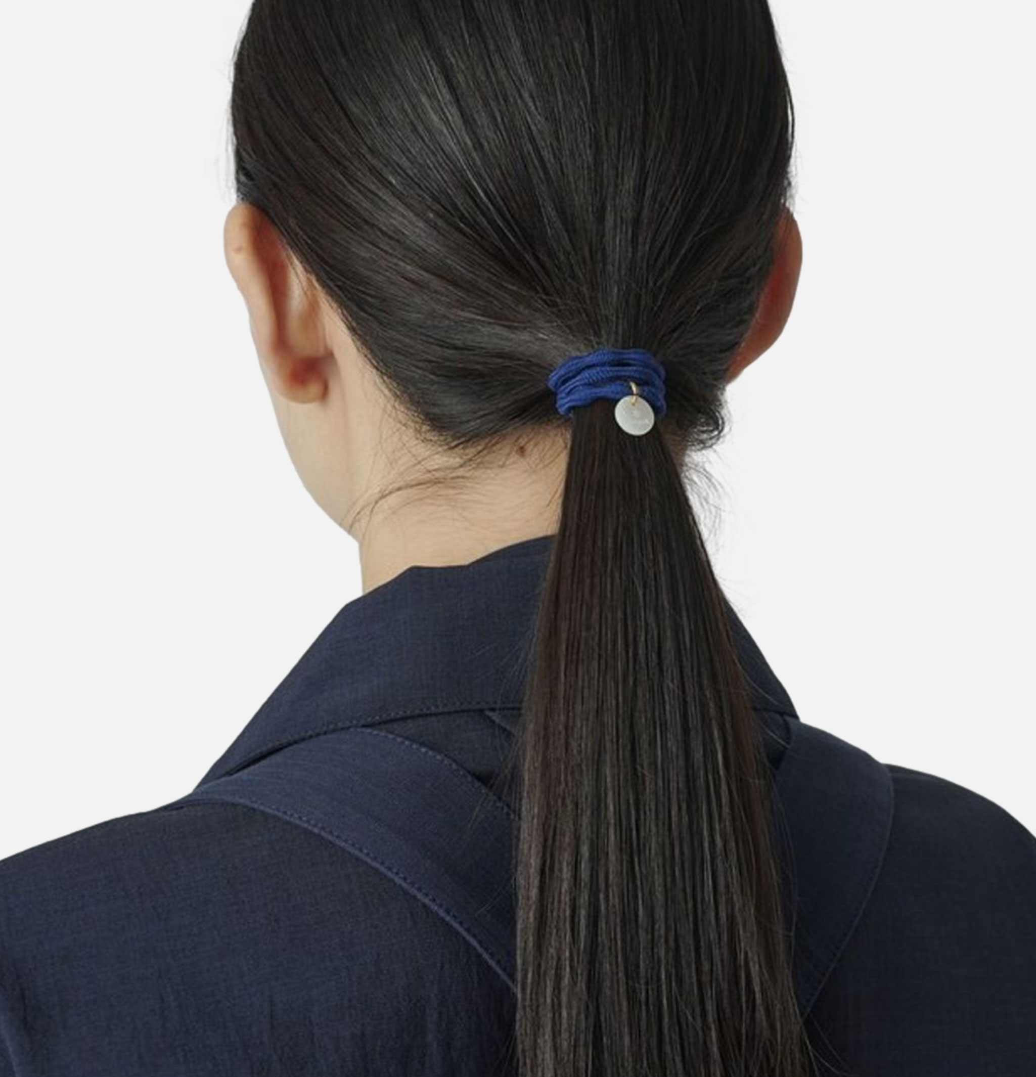 Snow Peak Hair Tie Logo Charm Brown