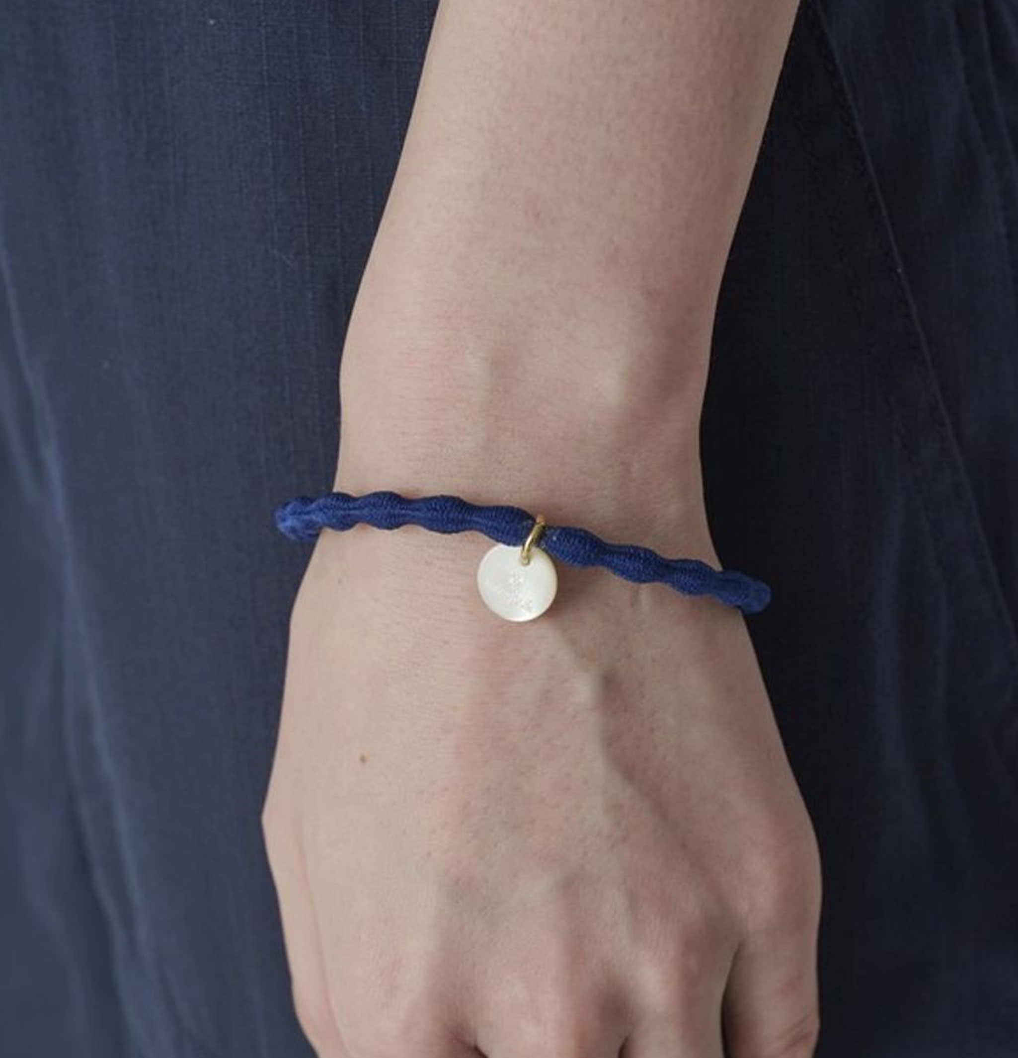 Snow Peak Hair Tie Logo Charm Black