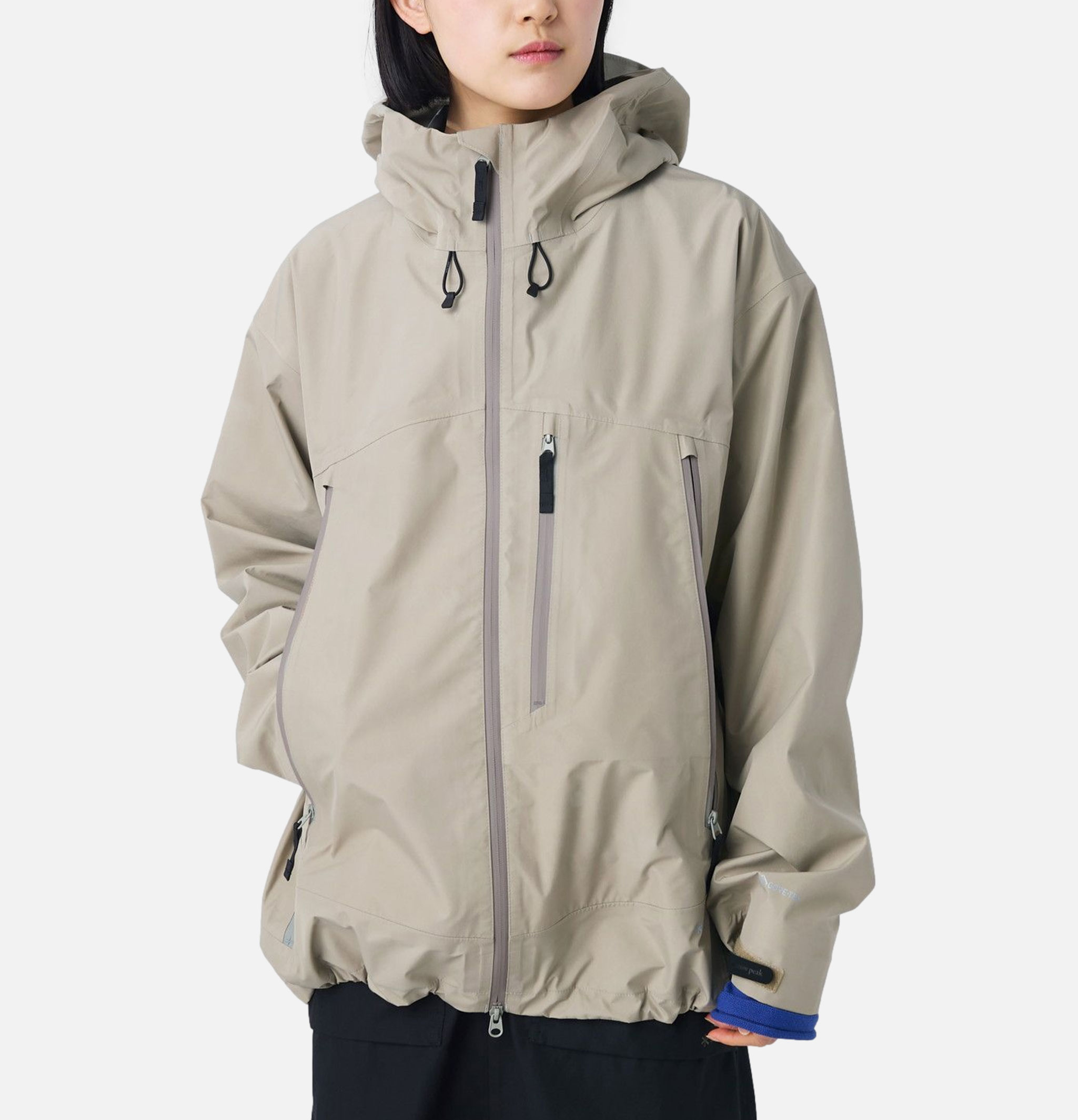 Snow Peak GORE-TEX Rain Jacket in Greige