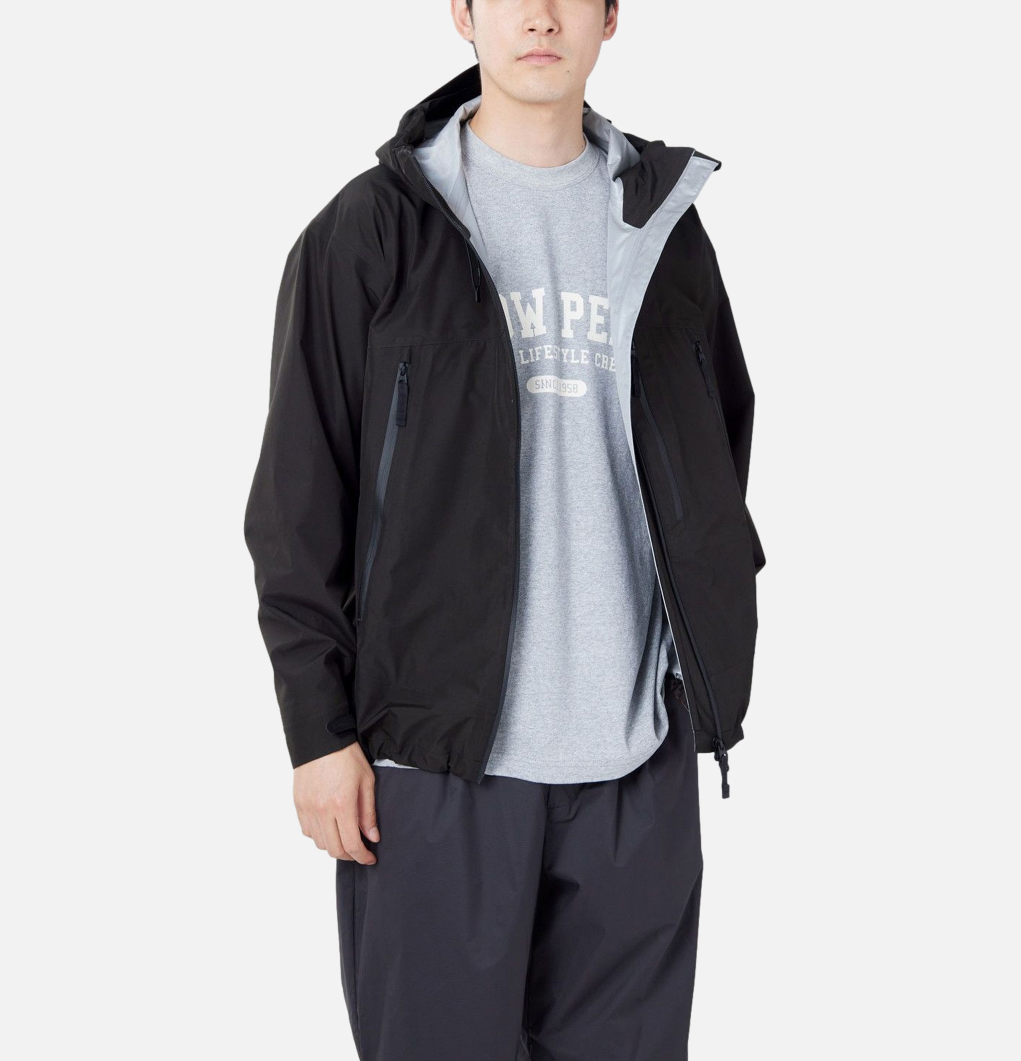 Snow Peak GORE-TEX Rain Jacket in Black