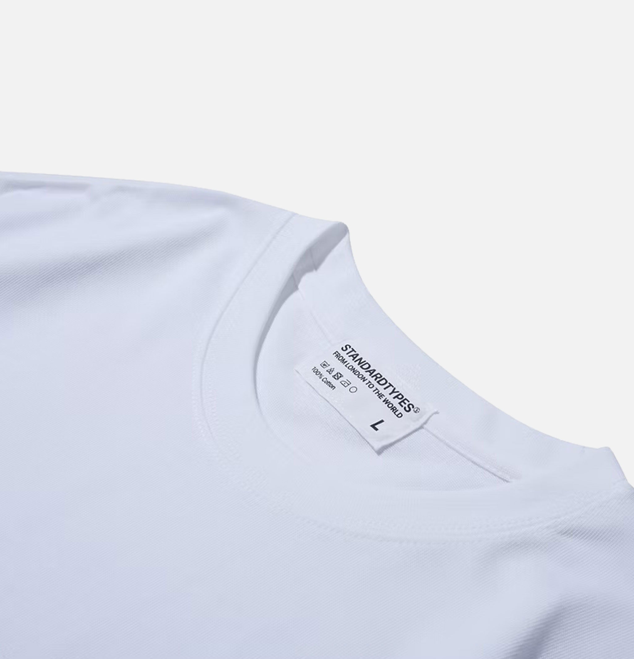 Standard Types Minimal T-shirt Blanc