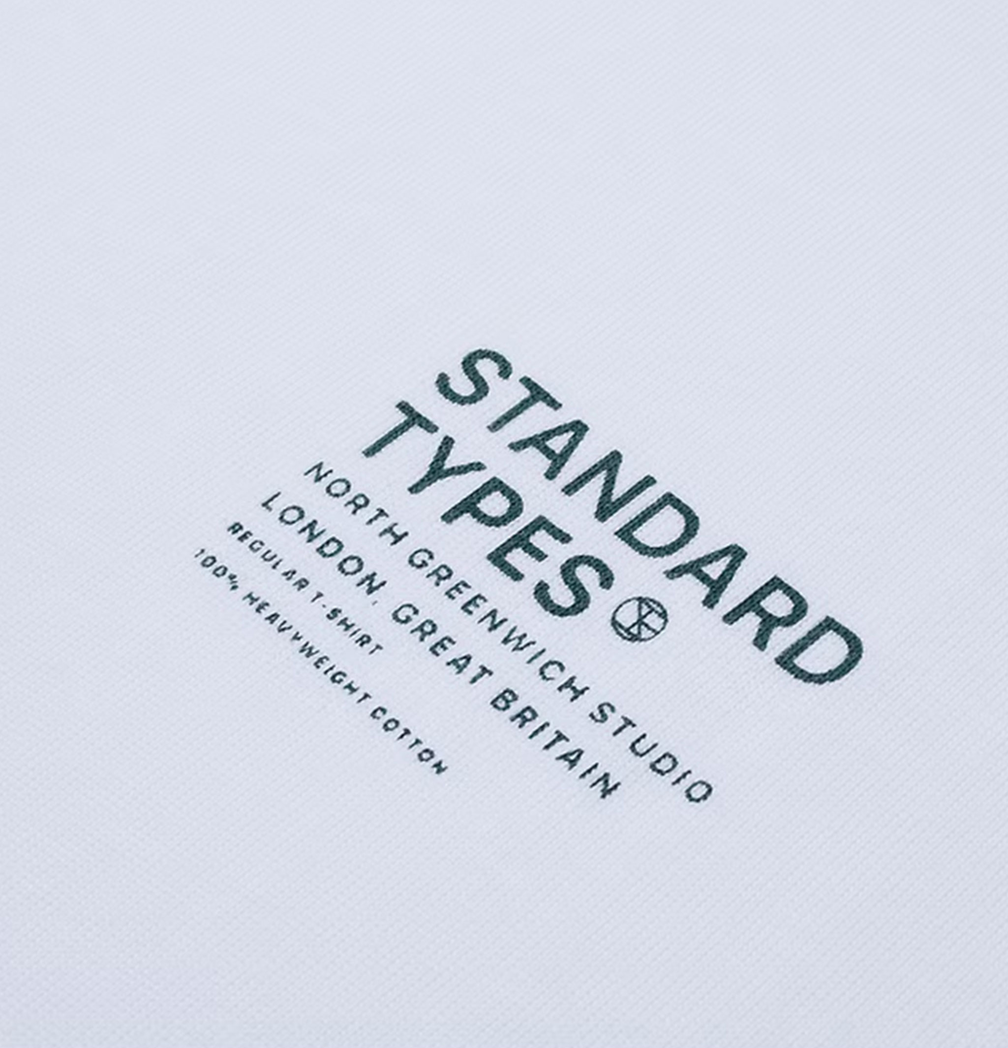 Standard Types Minimal T-shirt Blanc