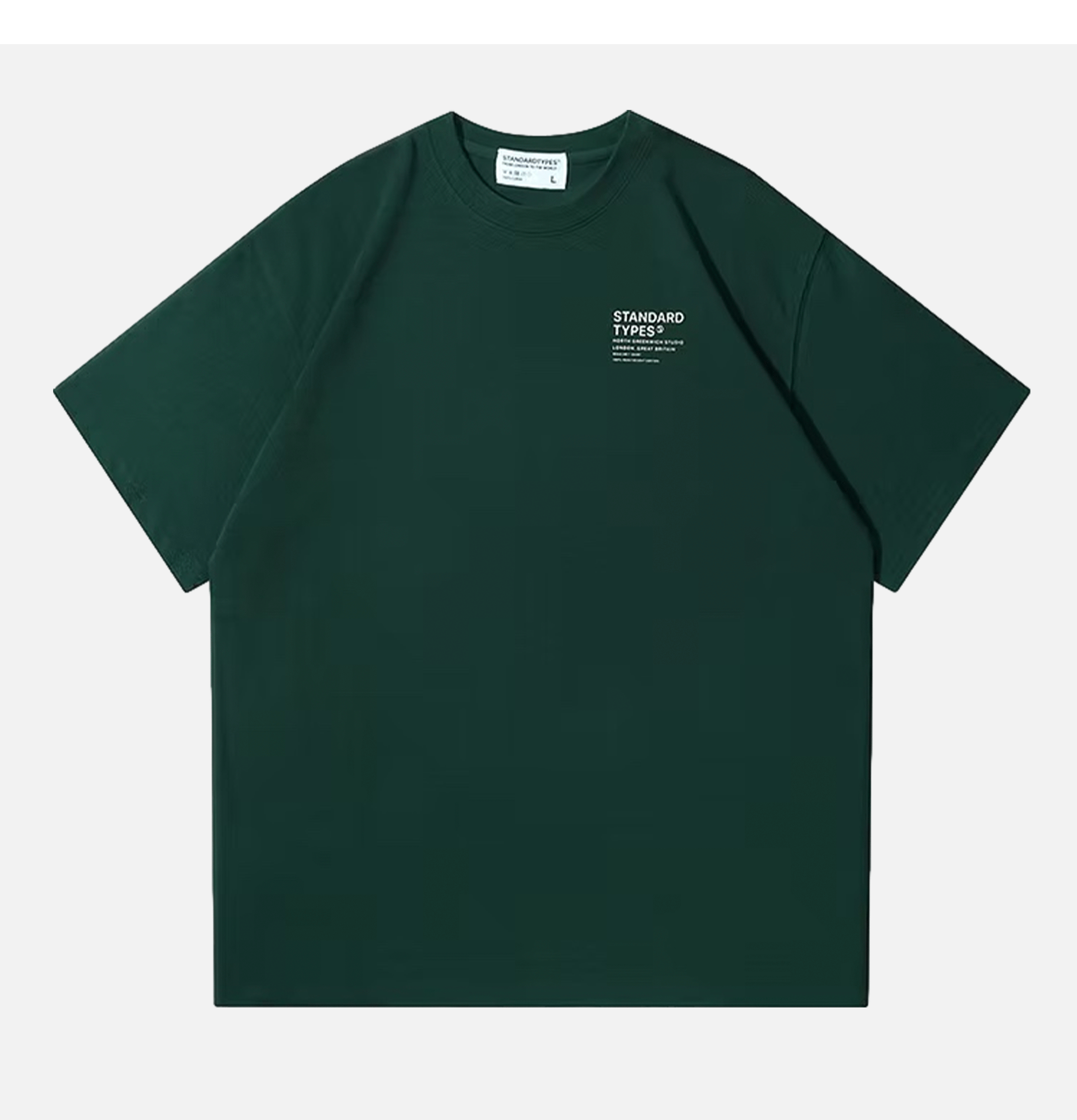 Standard Types Minimal Green T-shirt