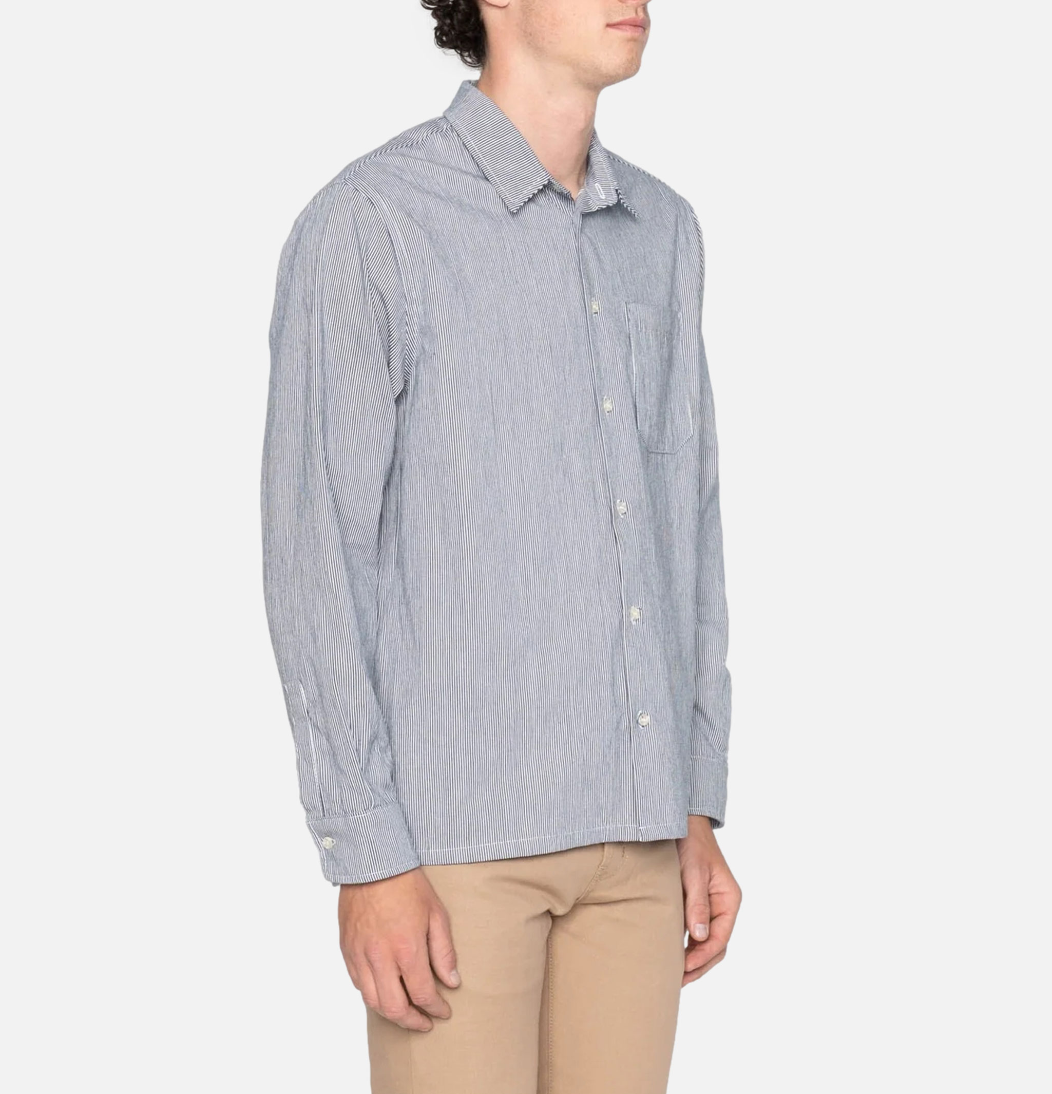 Naked & Famous True Shirt Hickory Indigo