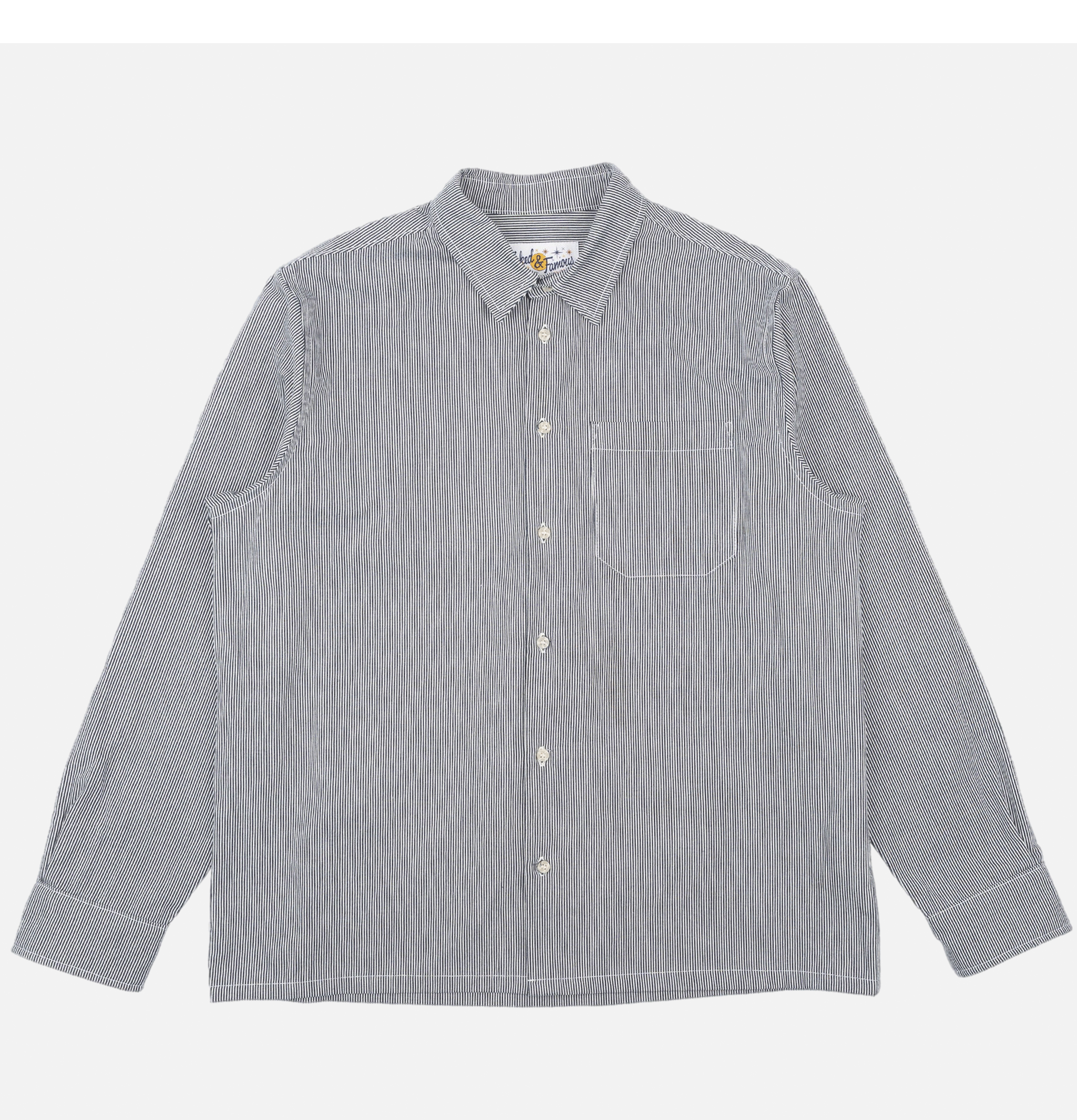 Naked & Famous True Shirt Hickory Indigo