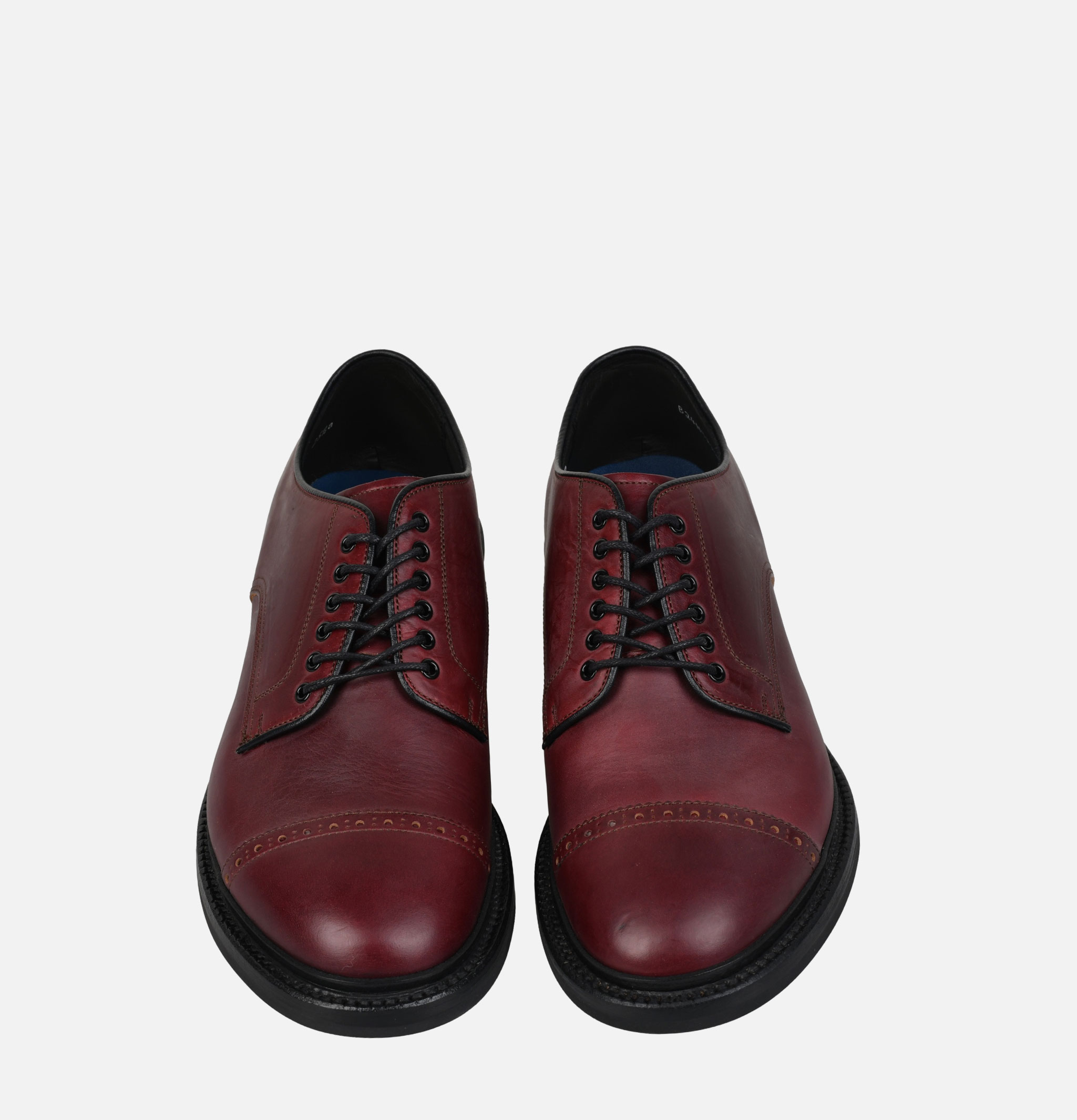 Regal Shoe & Co x Royalcheese Chaussures Cap-toe Horween Burgundy