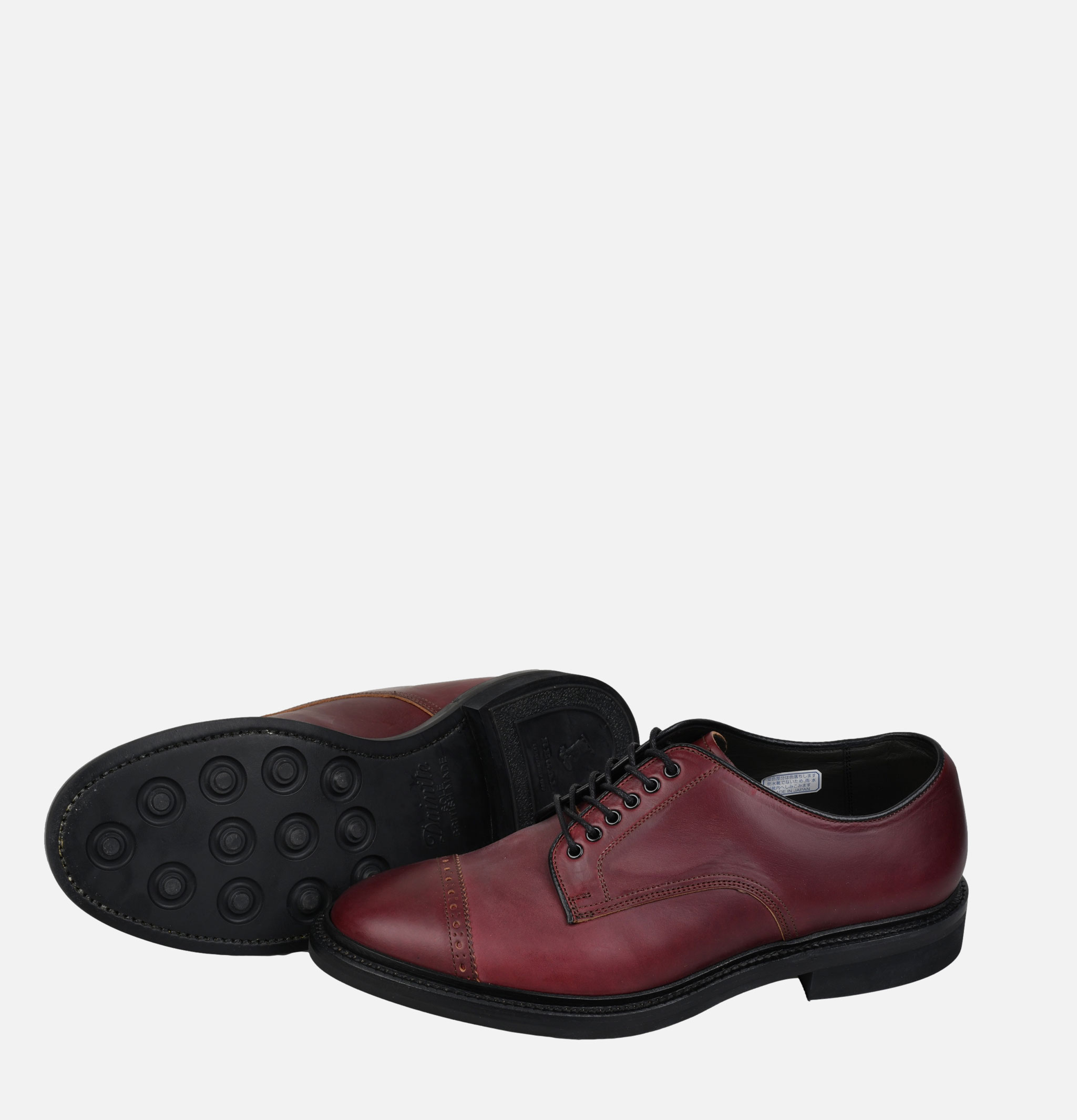Regal Shoe & Co x Royalcheese Chaussures Cap-toe Horween Burgundy