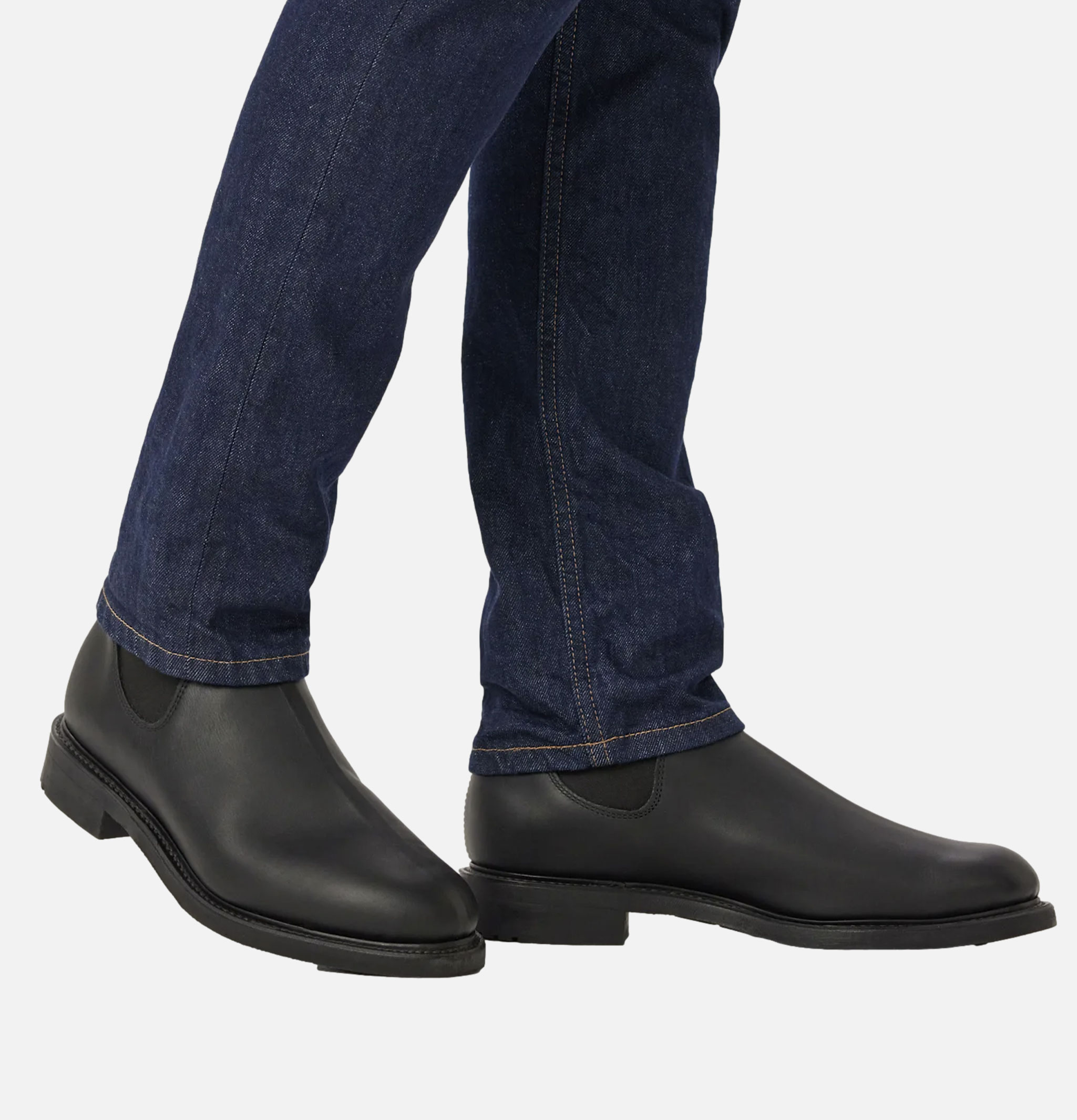 R.M. Williams Gardener Boots Black Leather.