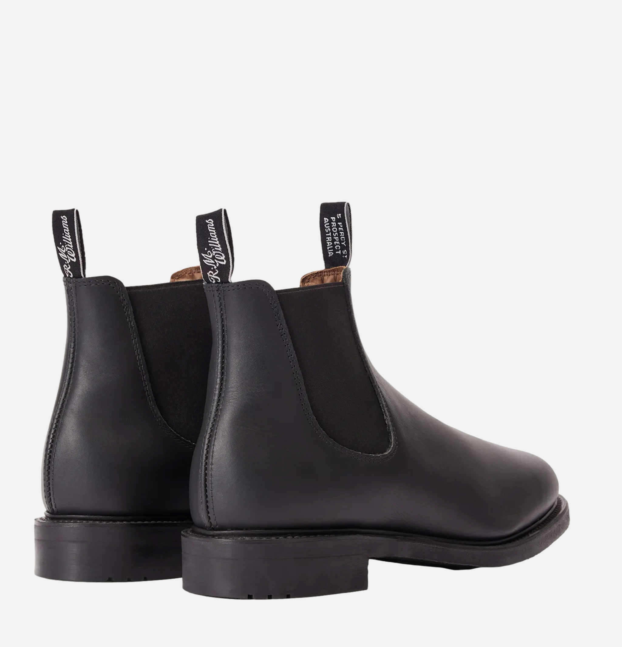 R.M. Williams Gardener Boots Black Leather.