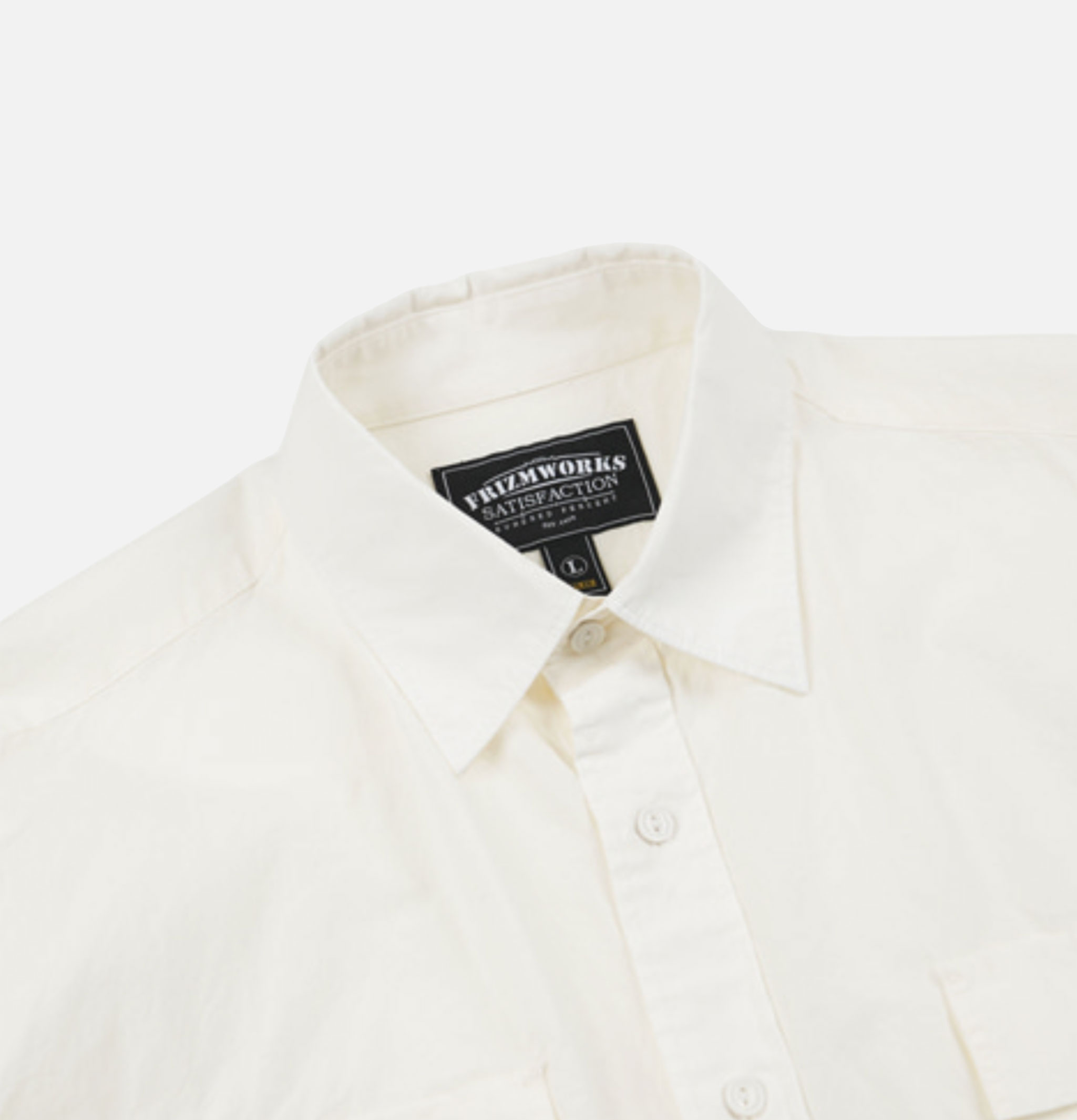 Frizmworks Cigarette Pocket Shirt in Butter