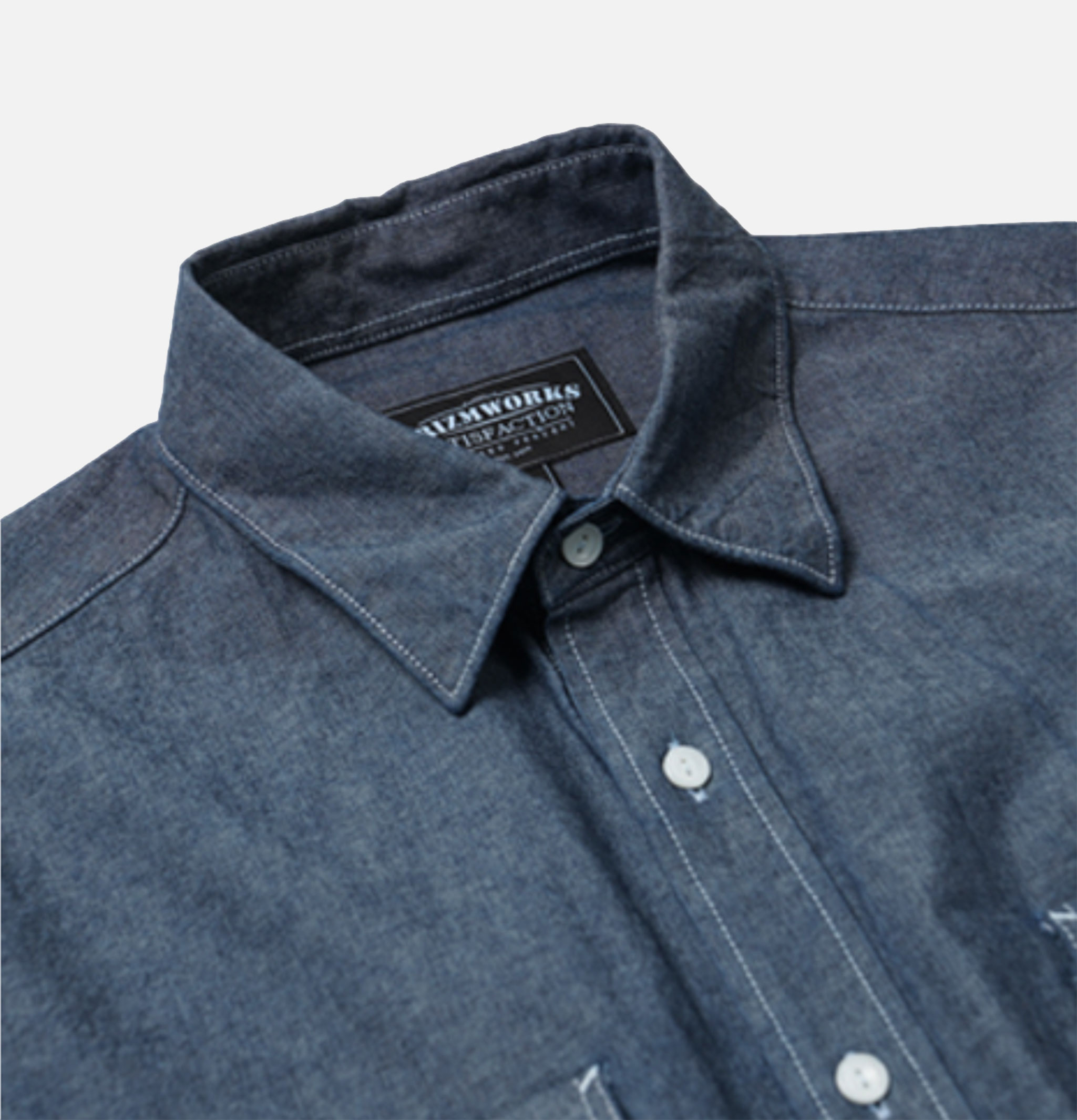 Frizmworks Cigarette Pocket Shirt in Indigo