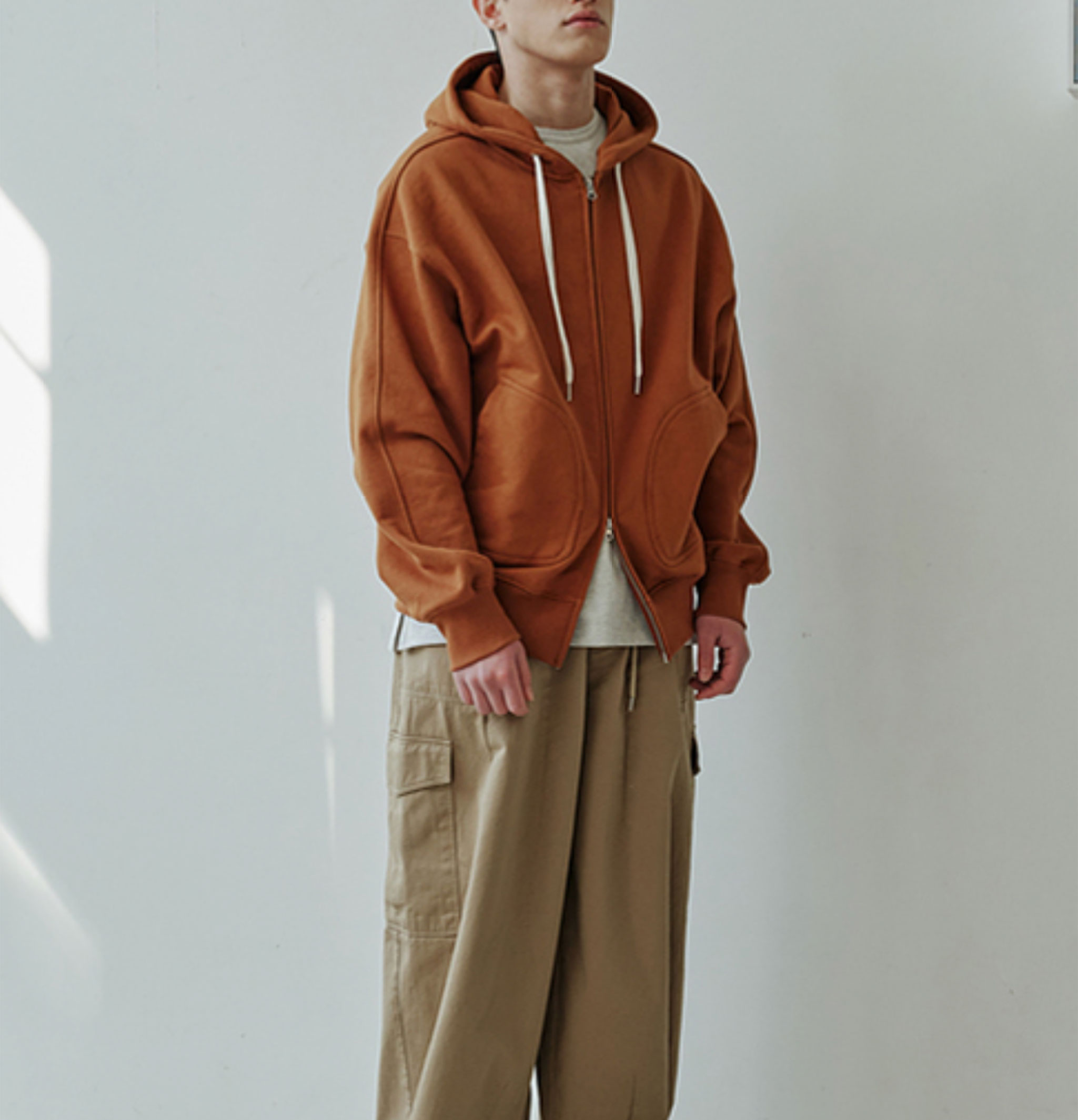 Frizmworks Og Hood Zip-up Parka Brick