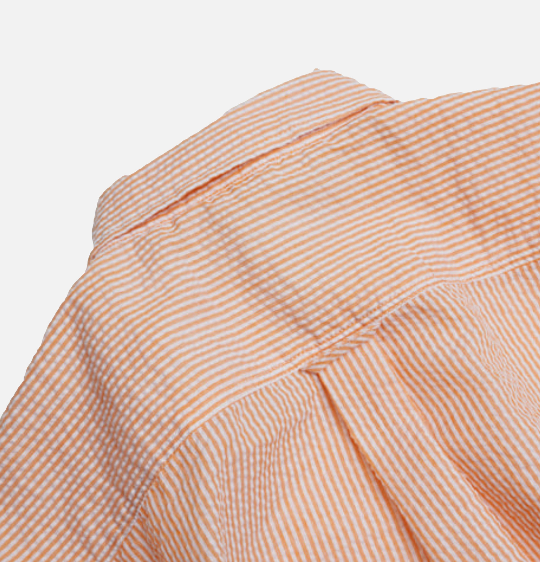 Frizmworks Chemise Og Stripe Seersucker Half Orange