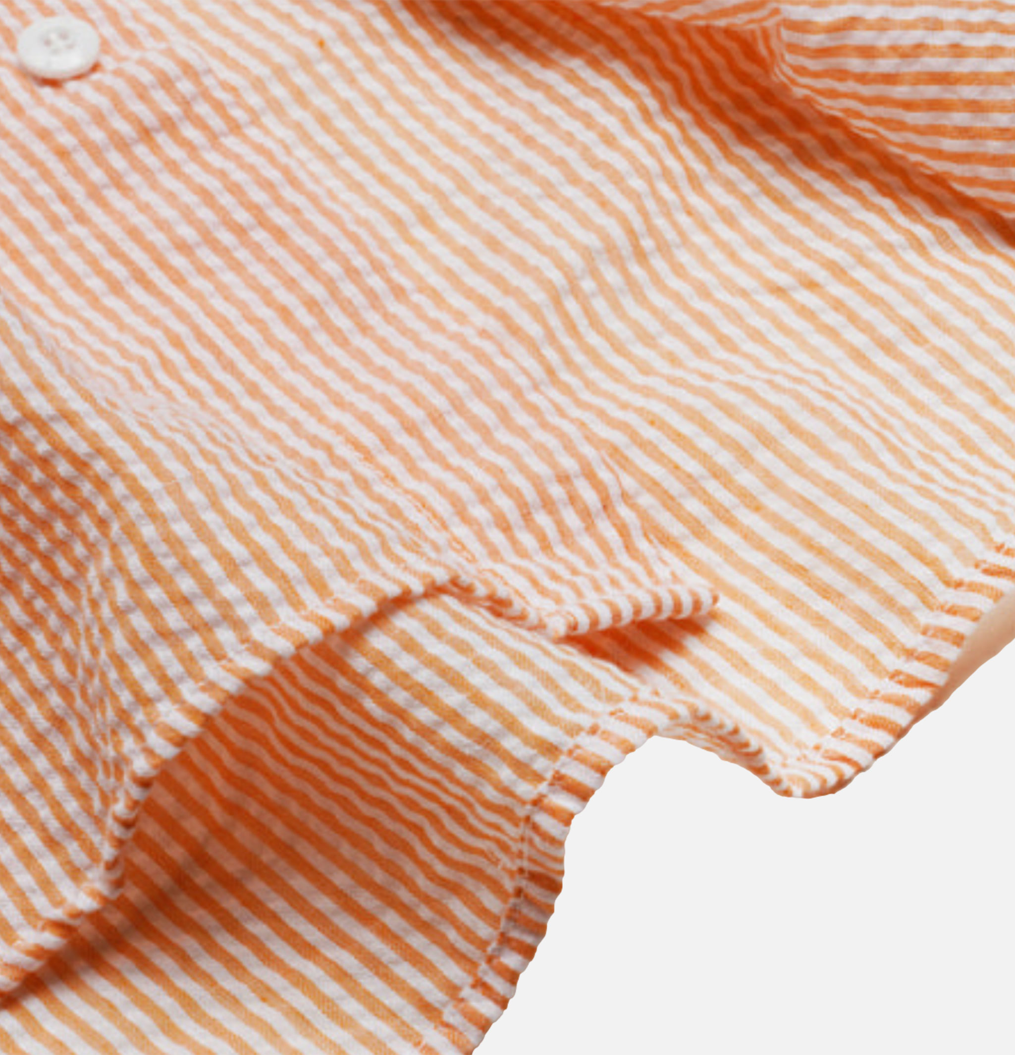 Frizmworks Chemise Og Stripe Seersucker Half Orange
