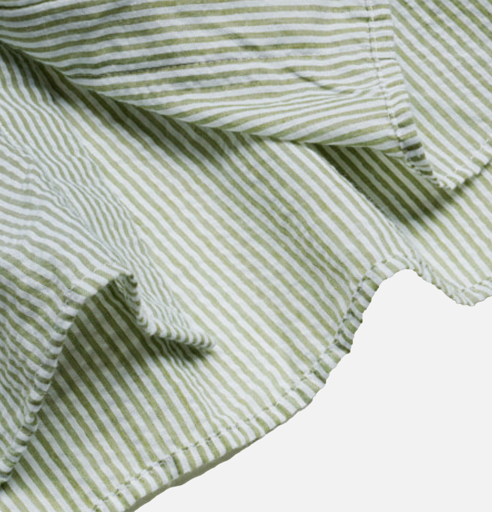 Frizmworks Chemise Og Stripe Seersucker Half Vert