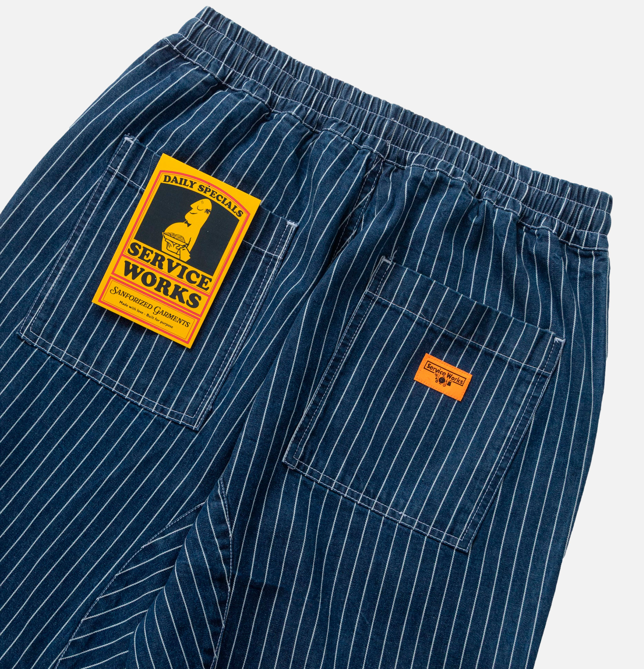 Service Works Chef Pant Denim Pinstripe