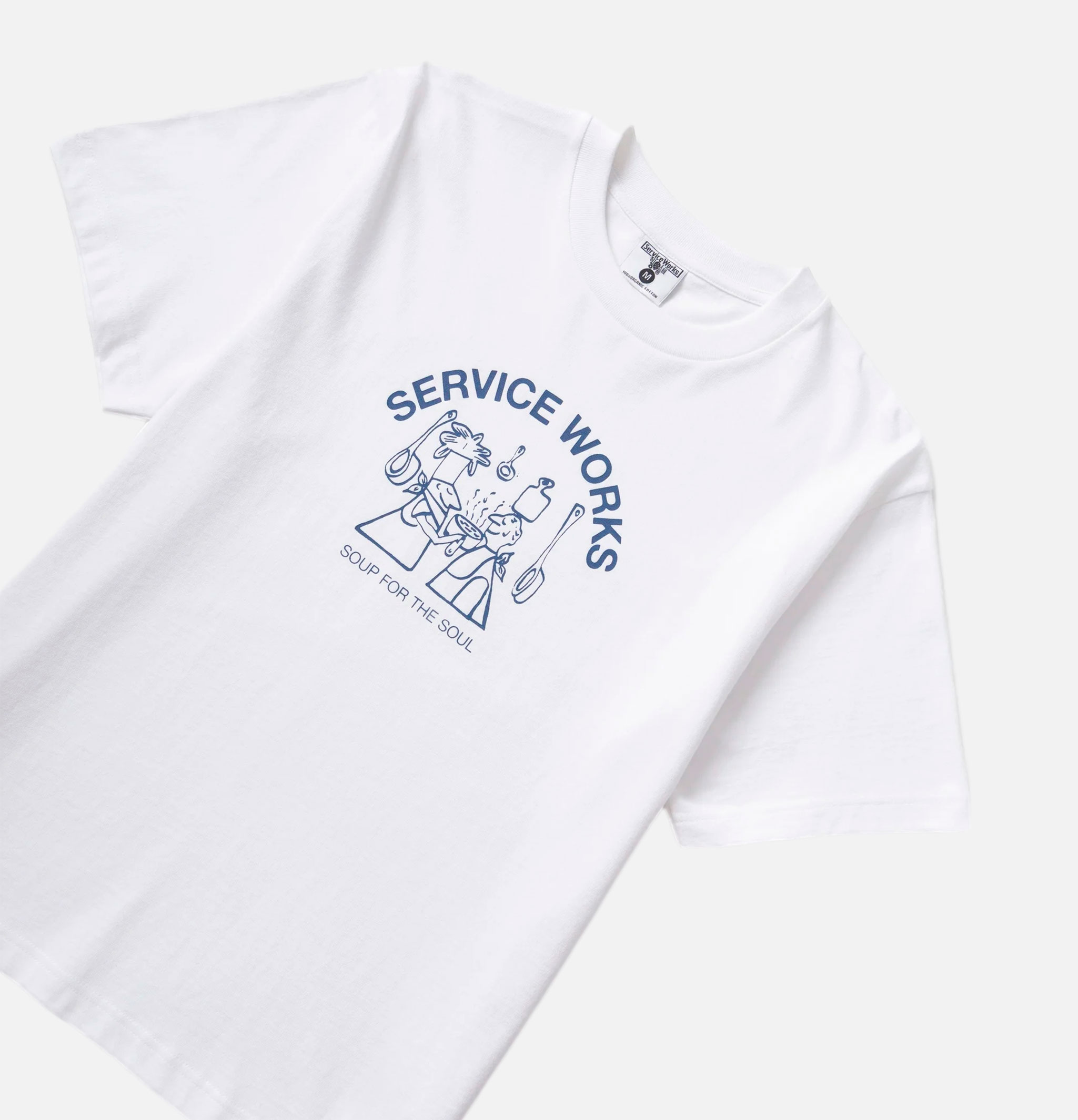 Service Works T-shirt Soup For The Soul Blanc