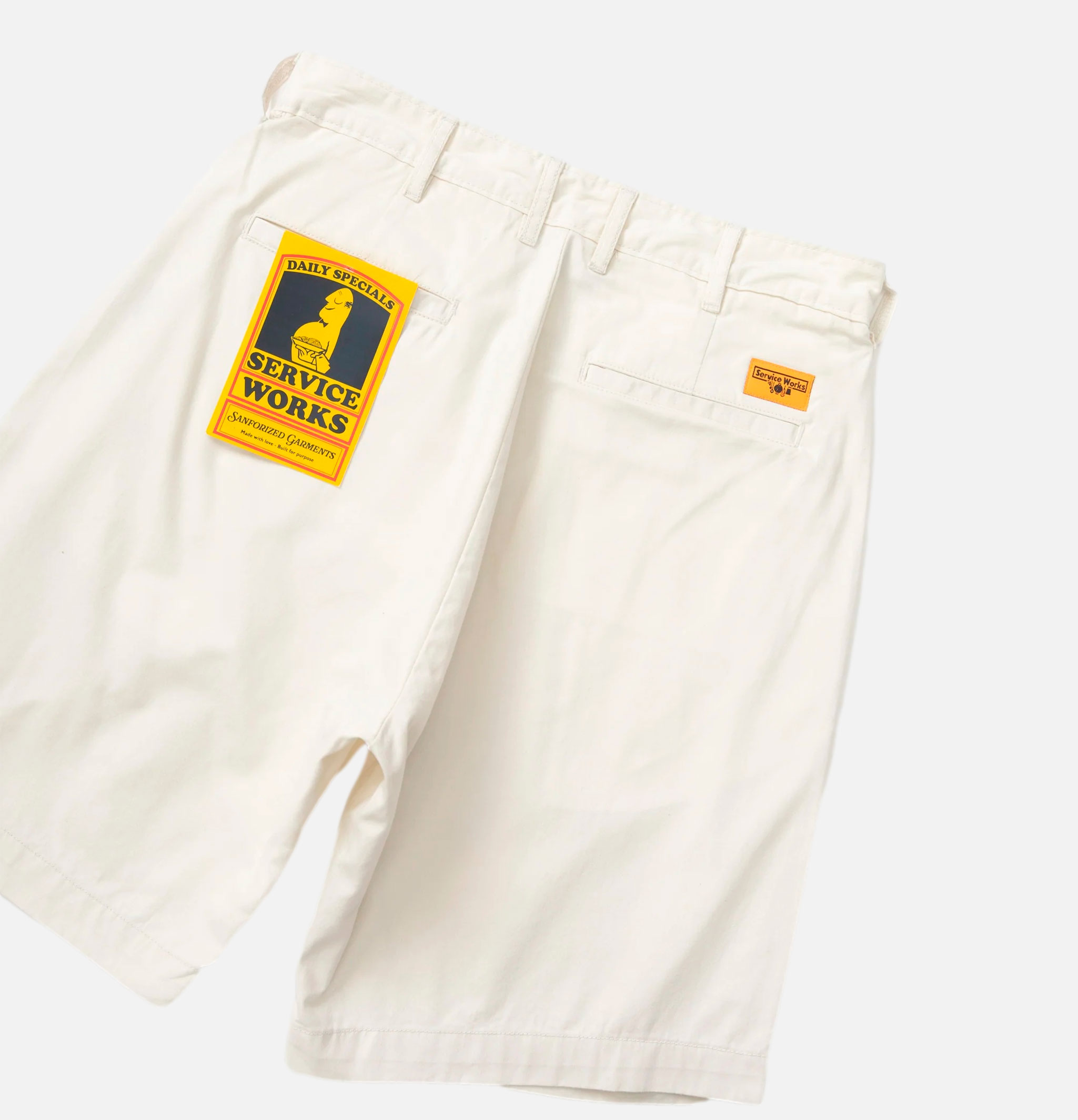 Service Works Part Timer Short Off White