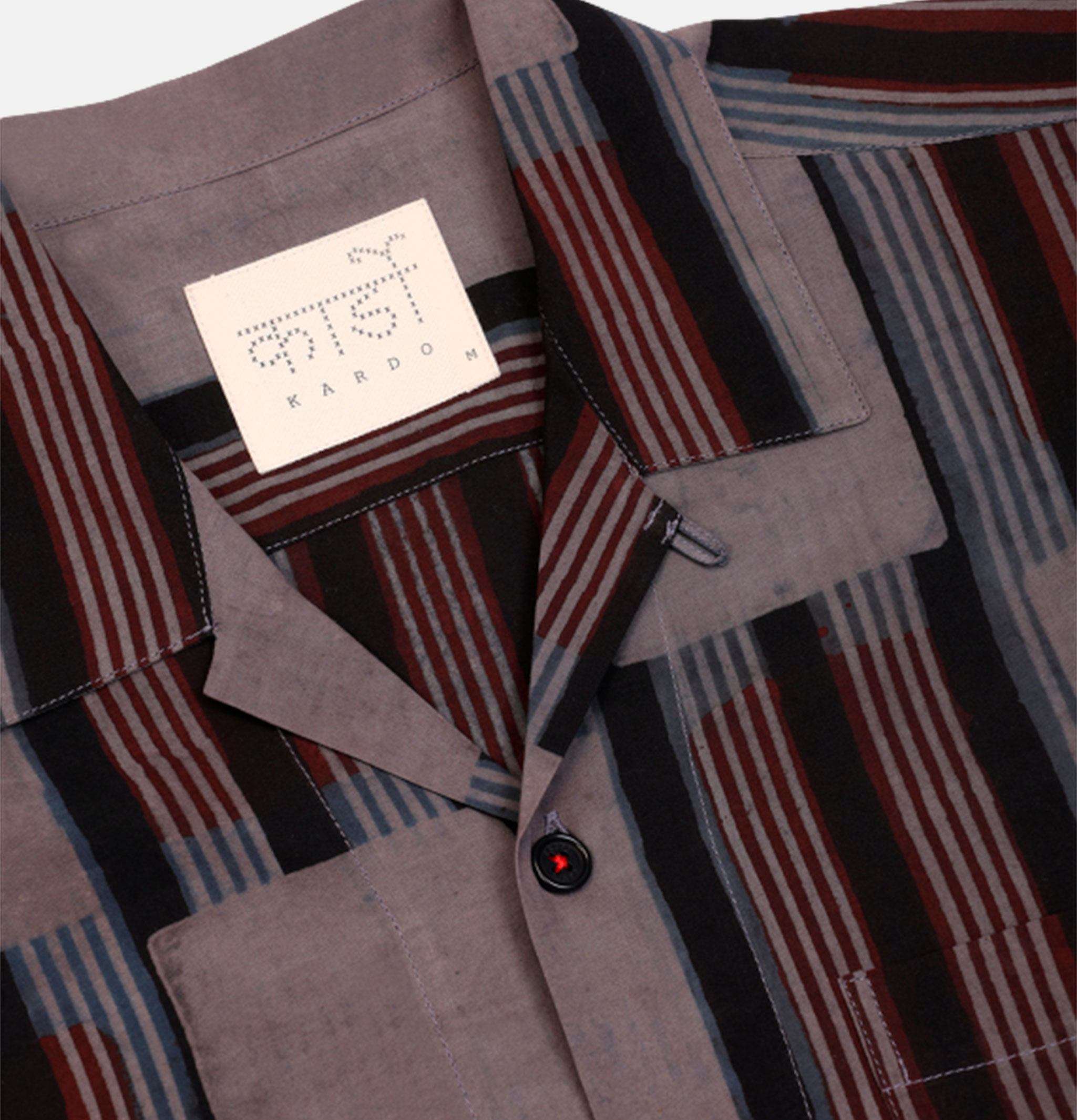 Kardo Ronen Ajrakh02 Red Shirt