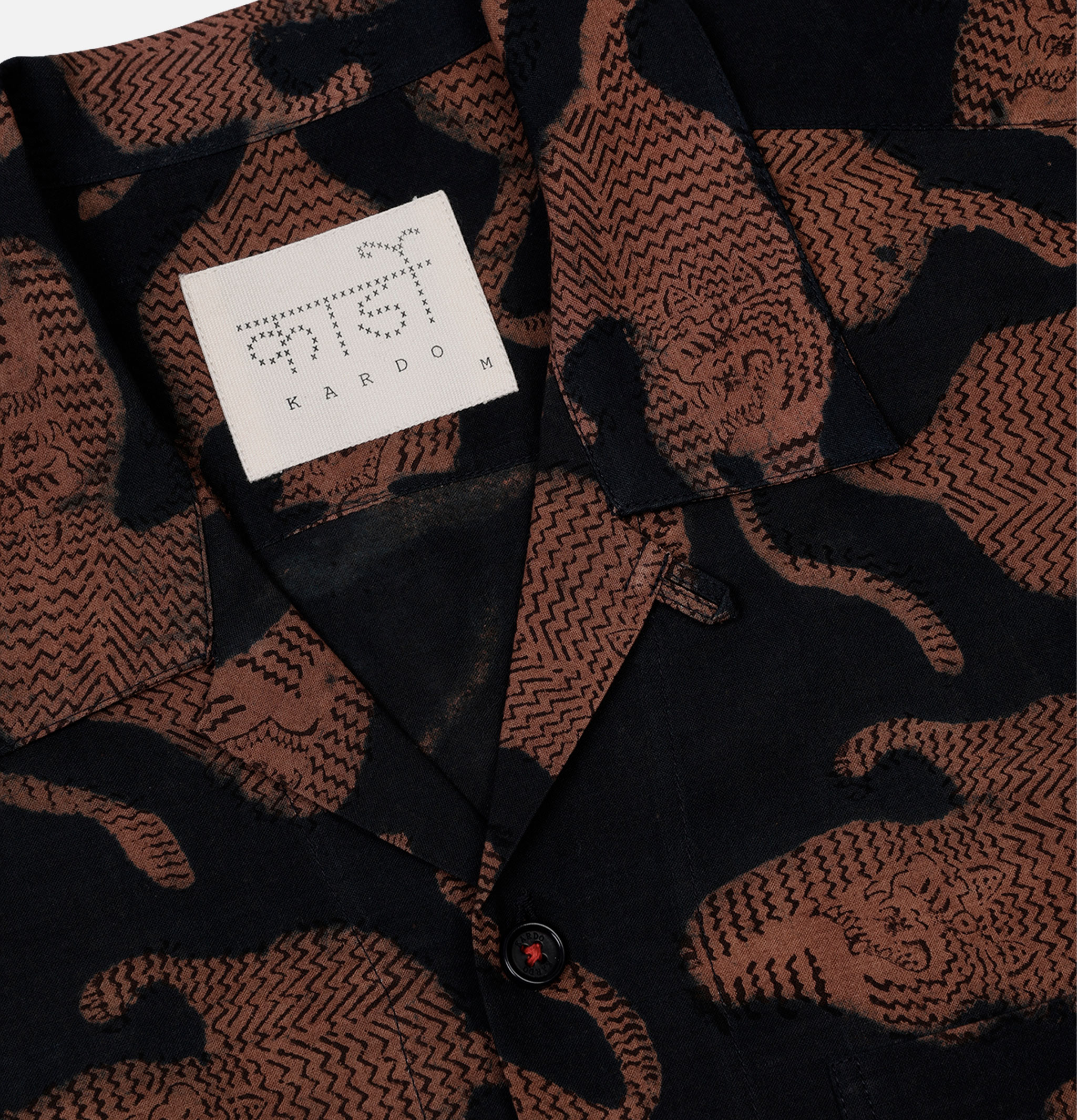 Kardo Chemise Ronen Bp069 Black Brown