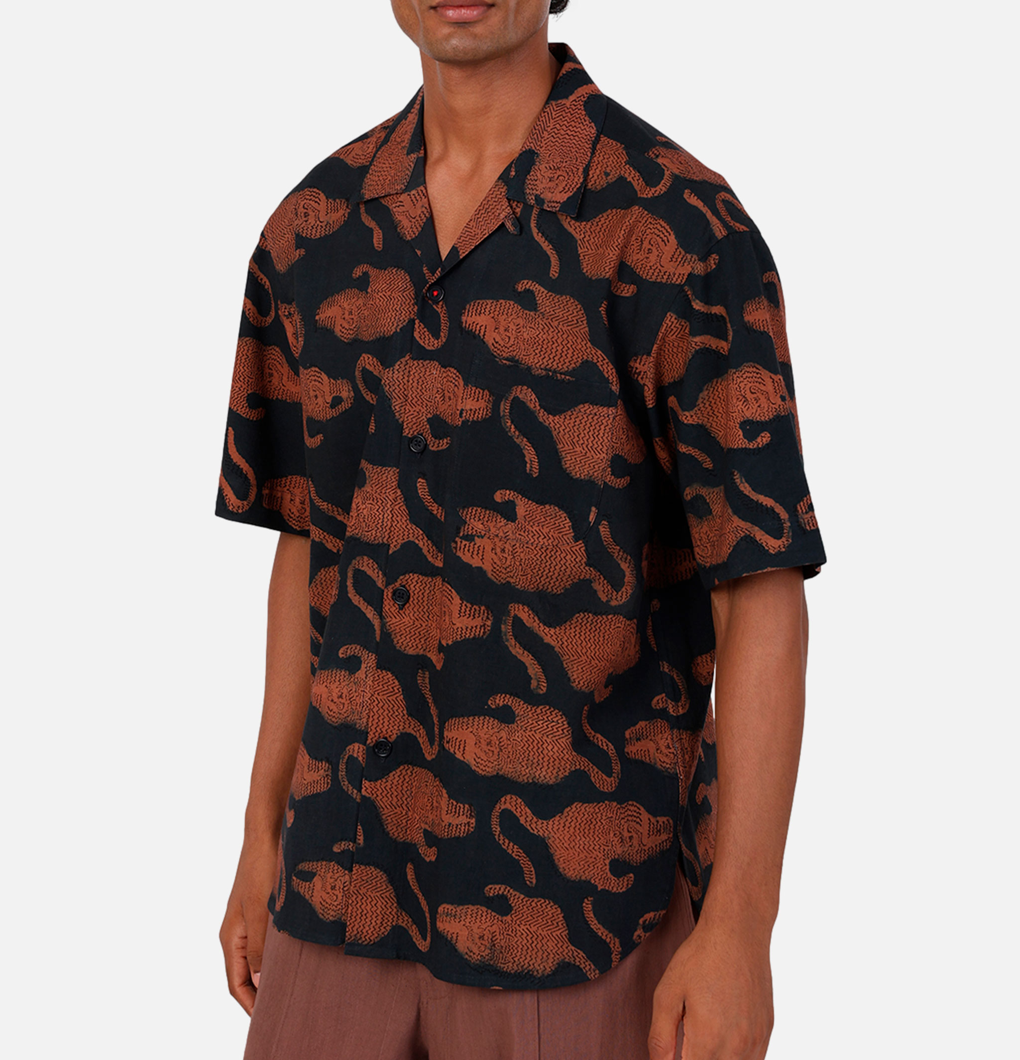 Kardo Chemise Ronen Bp069 Black Brown