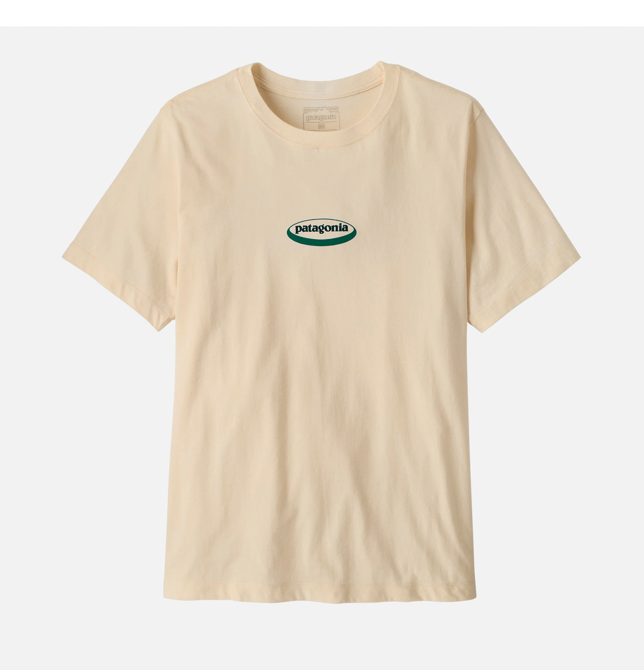 Patagonia 95 Oval Logo Tee, Undyed Natural