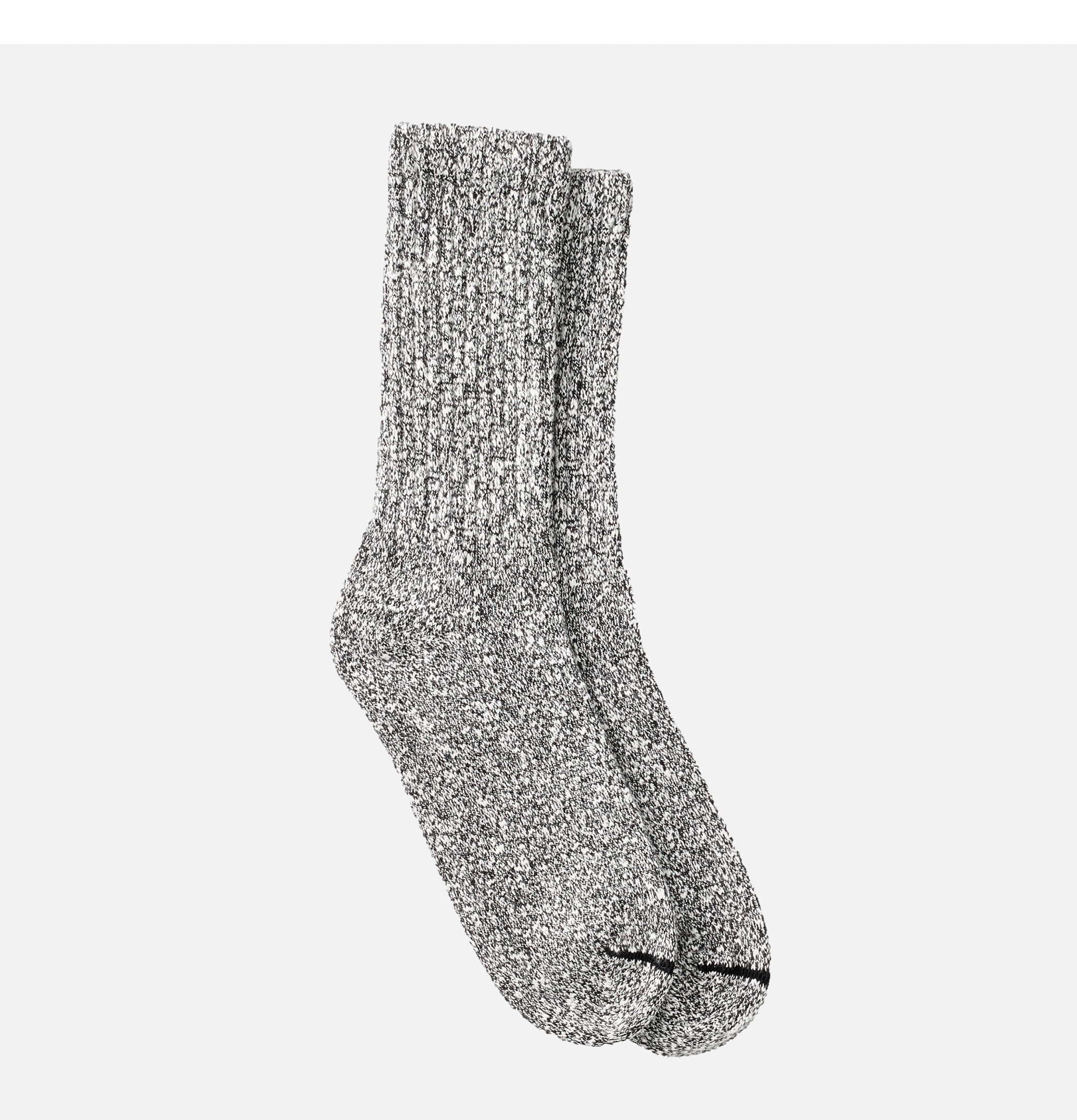 Red Wing Sock Marl Ragg Crew Black