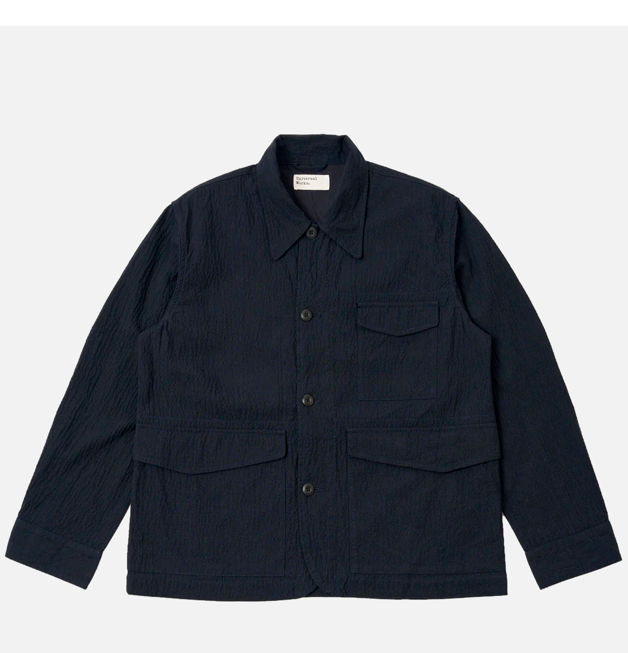 Universal Works Duty Jacket Ospina Cotton Dark Navy