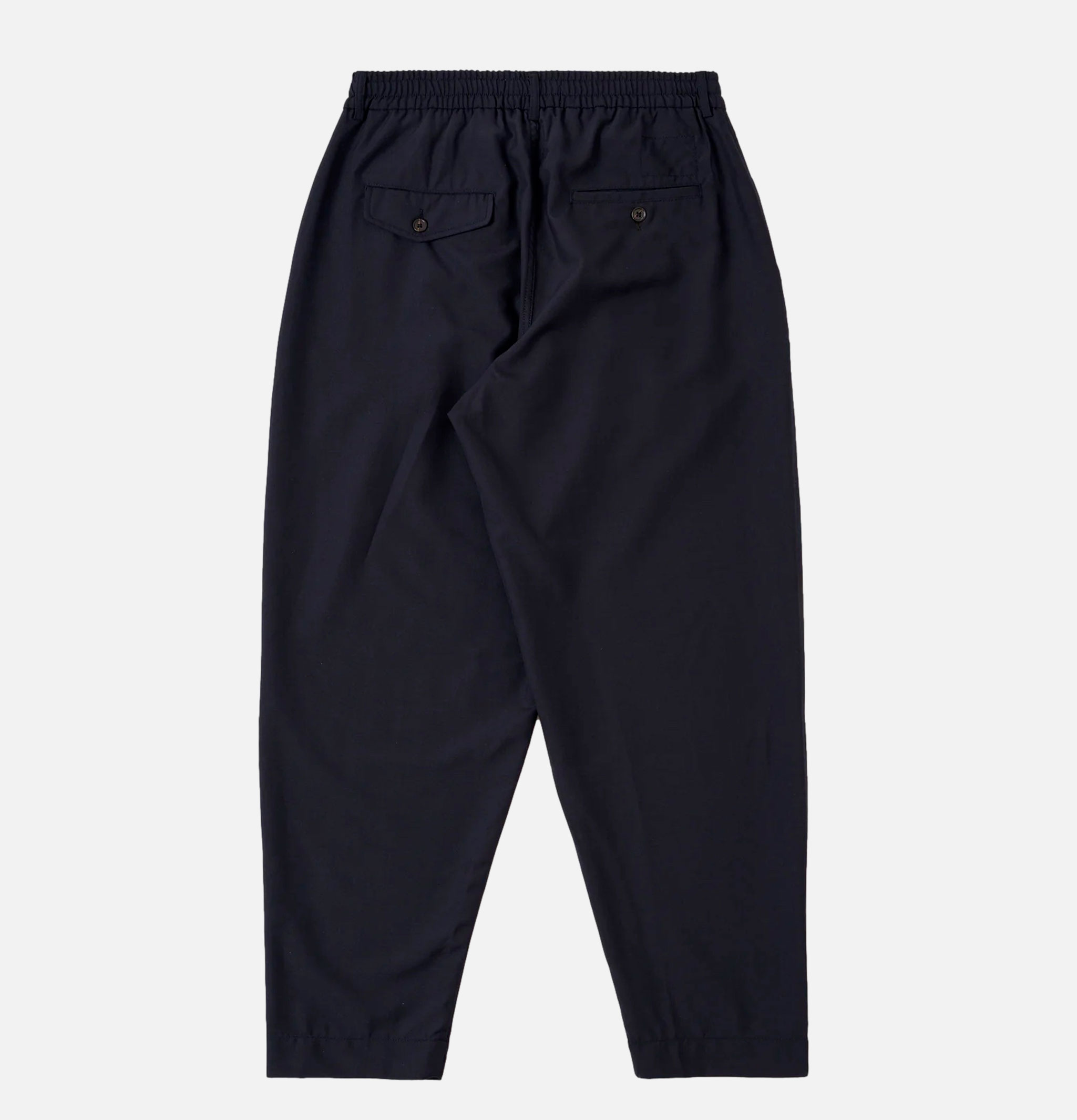 Universal Works Pleated Track Pant Tropical Suiting Navy