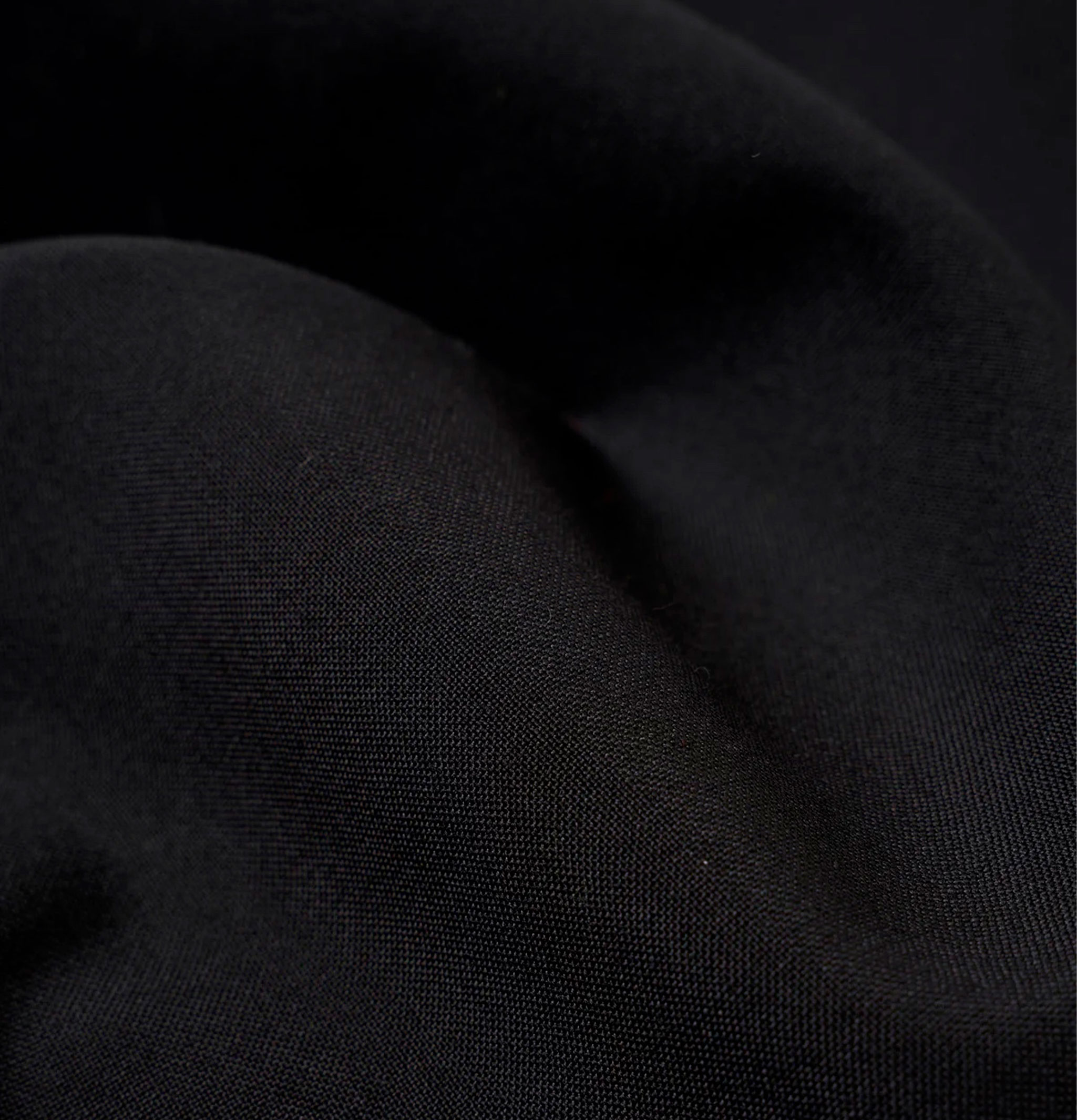 Universal Works Pleated Track Pant Tropical Suiting Black