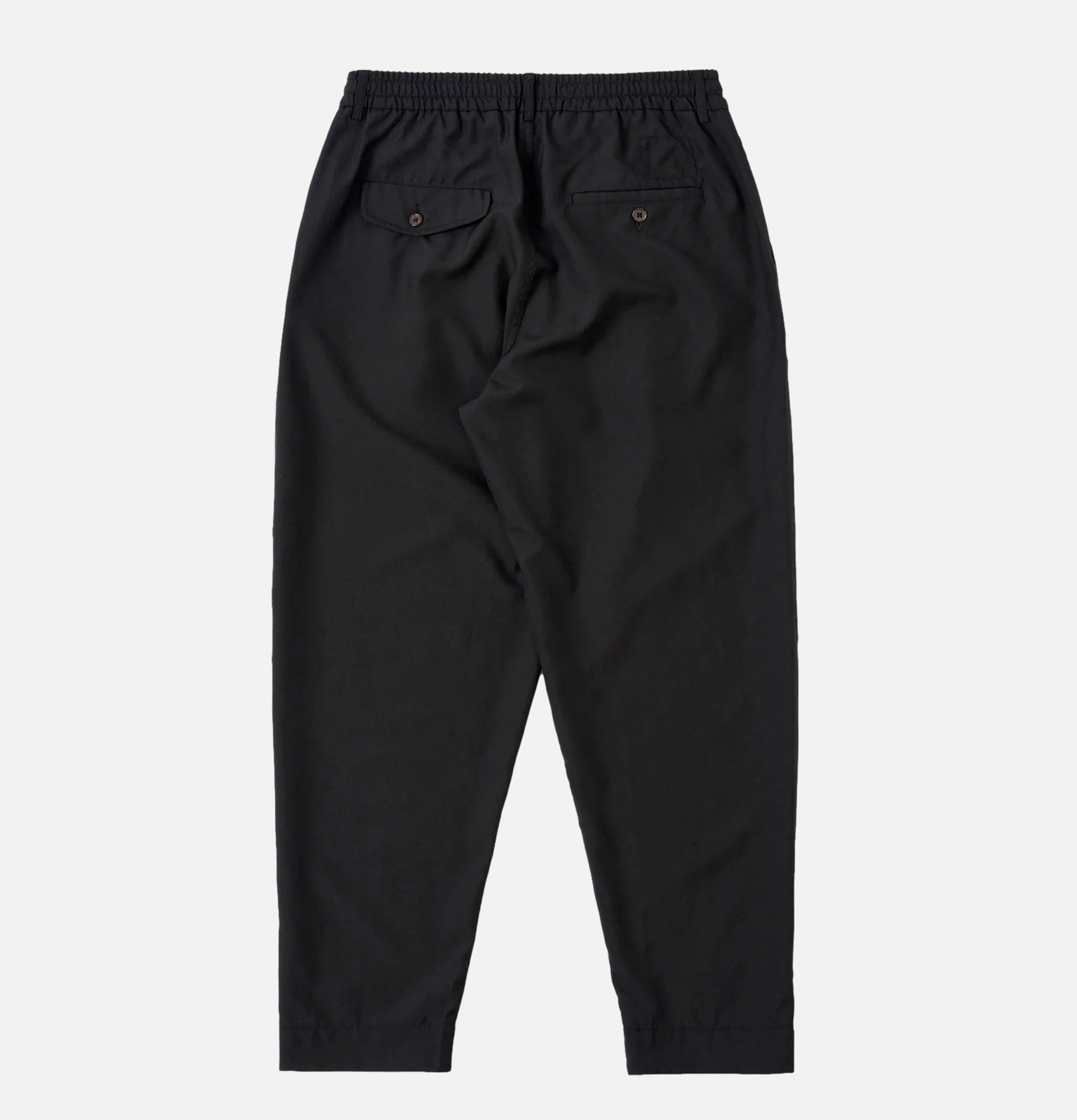 Universal Works Pleated Track Pant Tropical Suiting Black