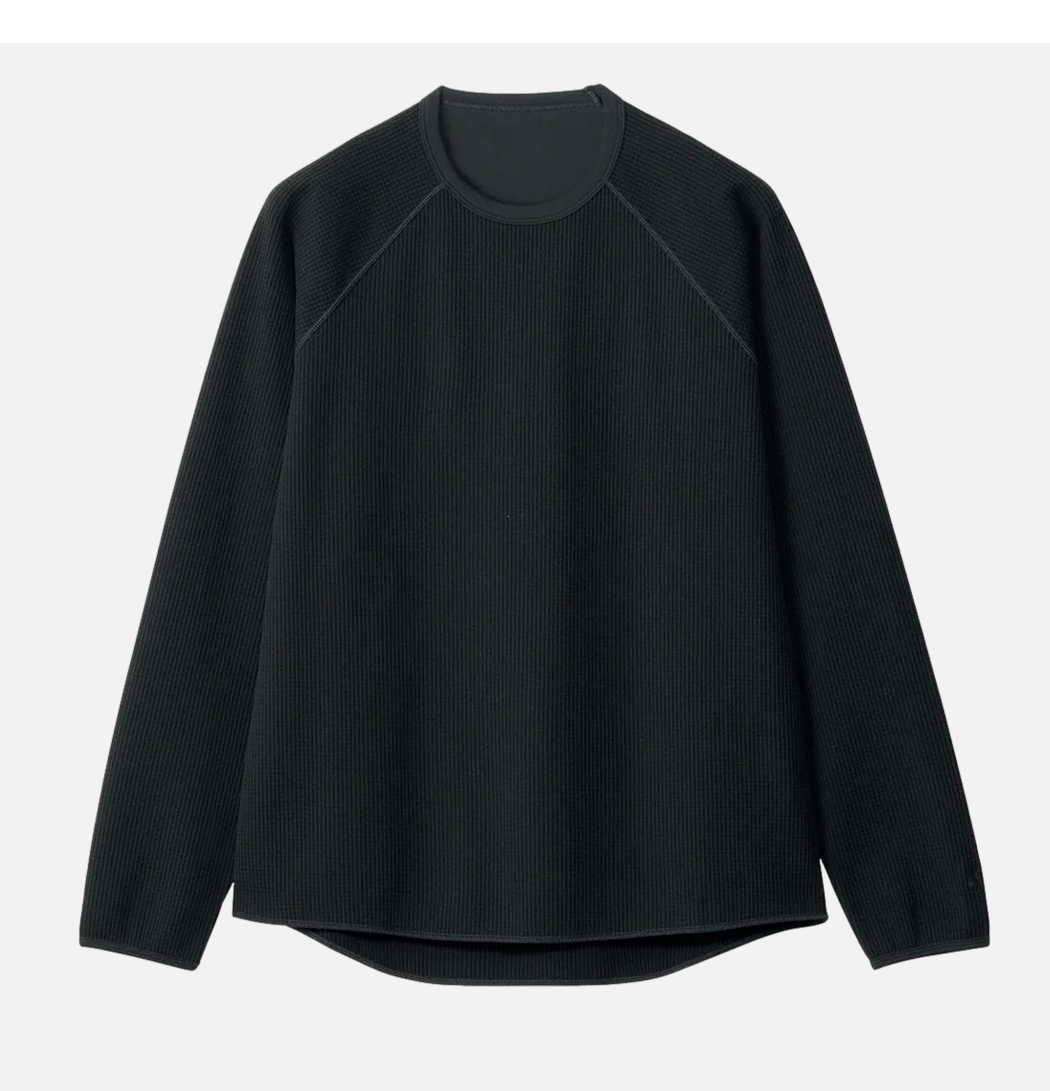 Goldwin Waffle Light Long-Sleeve T-Shirt Black