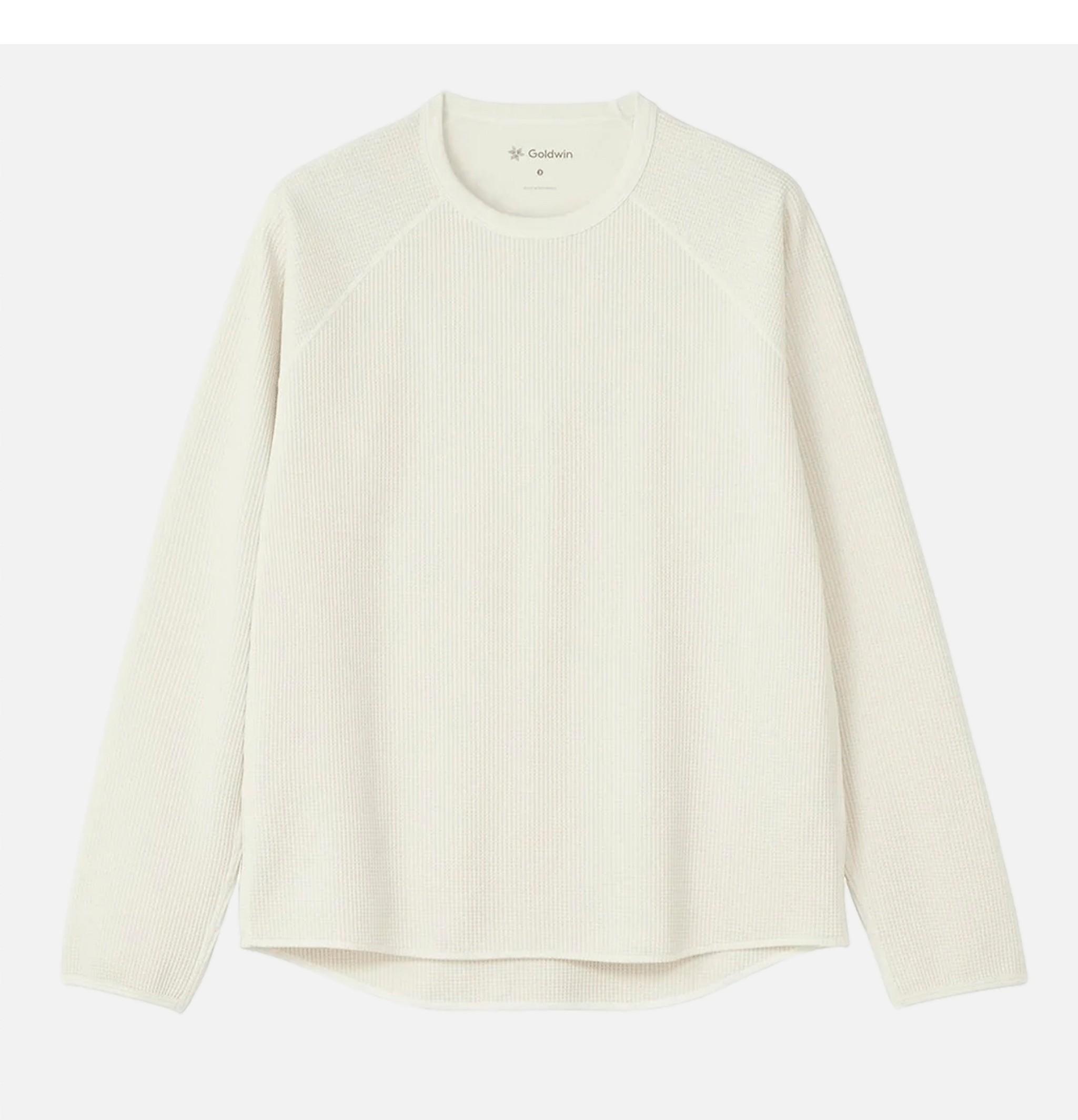 Goldwin Waffle Light Long-Sleeve T-Shirt Ivory
