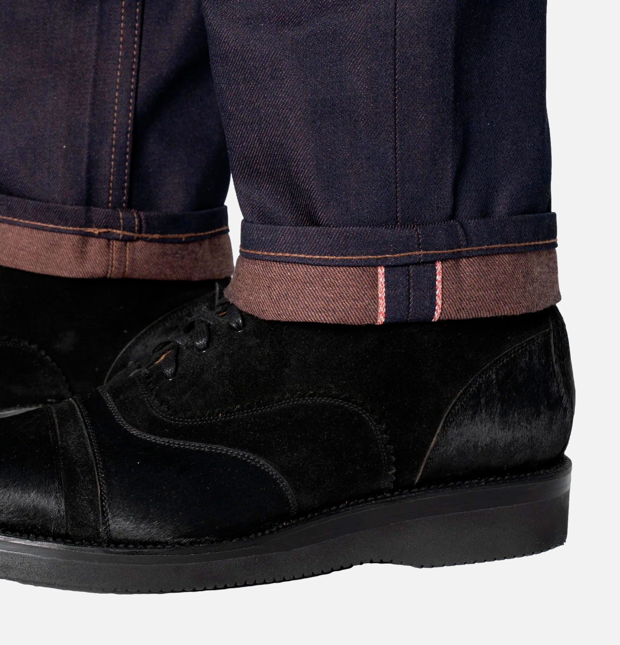 Naked & Famous Weird Guy Chocolate Milk Selvedge