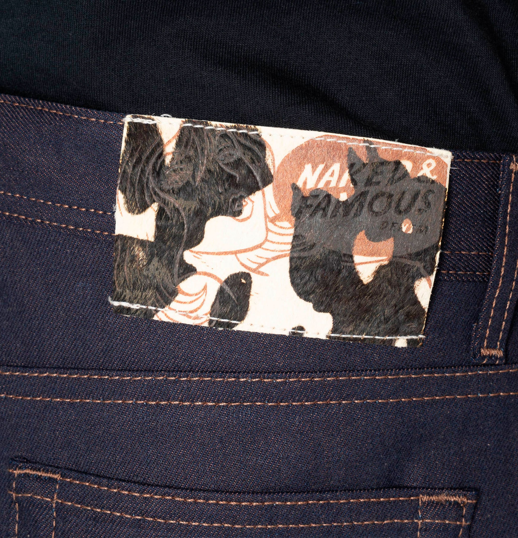 Naked & Famous Weird Guy Chocolate Milk Selvedge